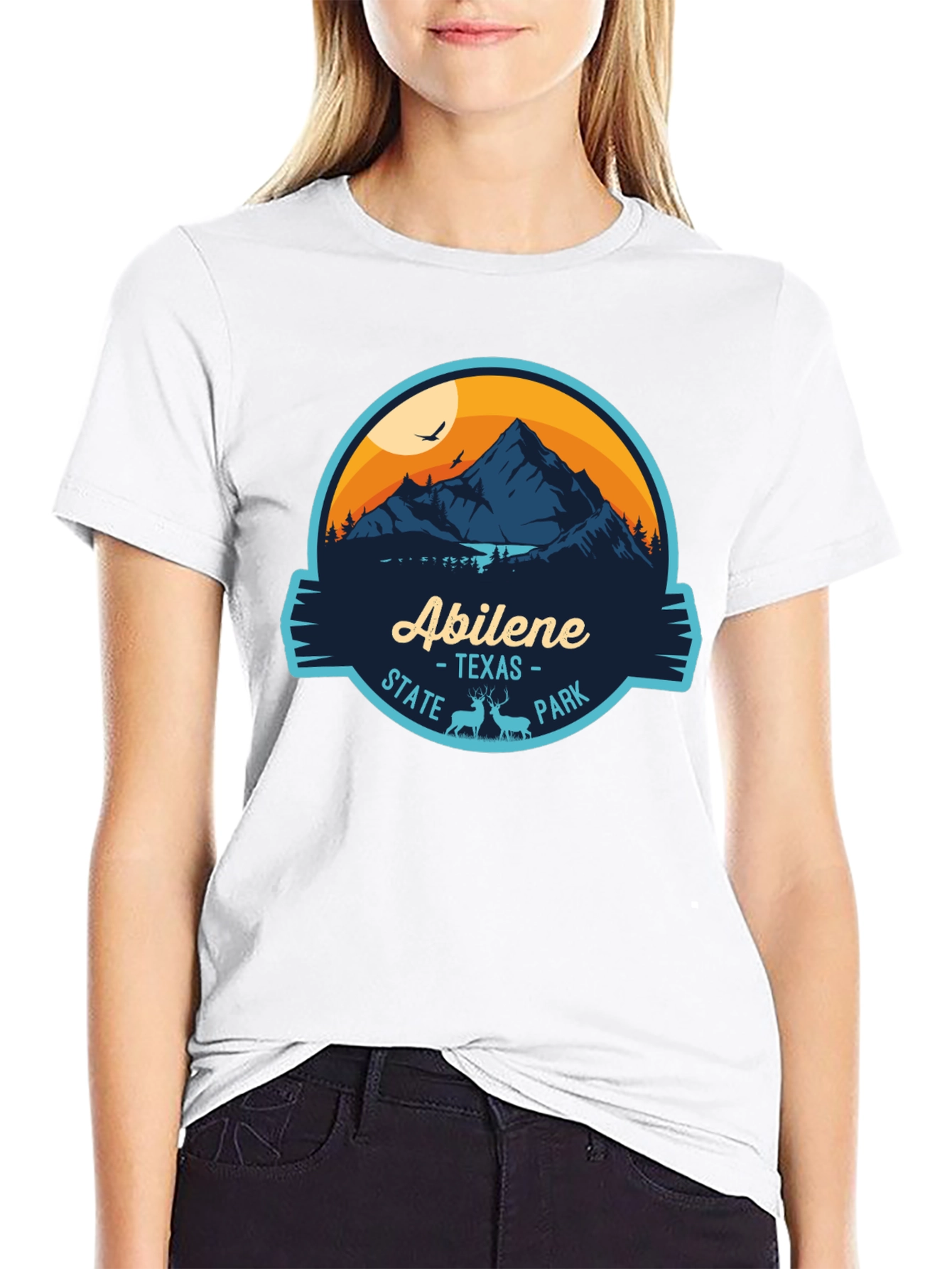 Abilene Texas State Park Black Graphic Tee
