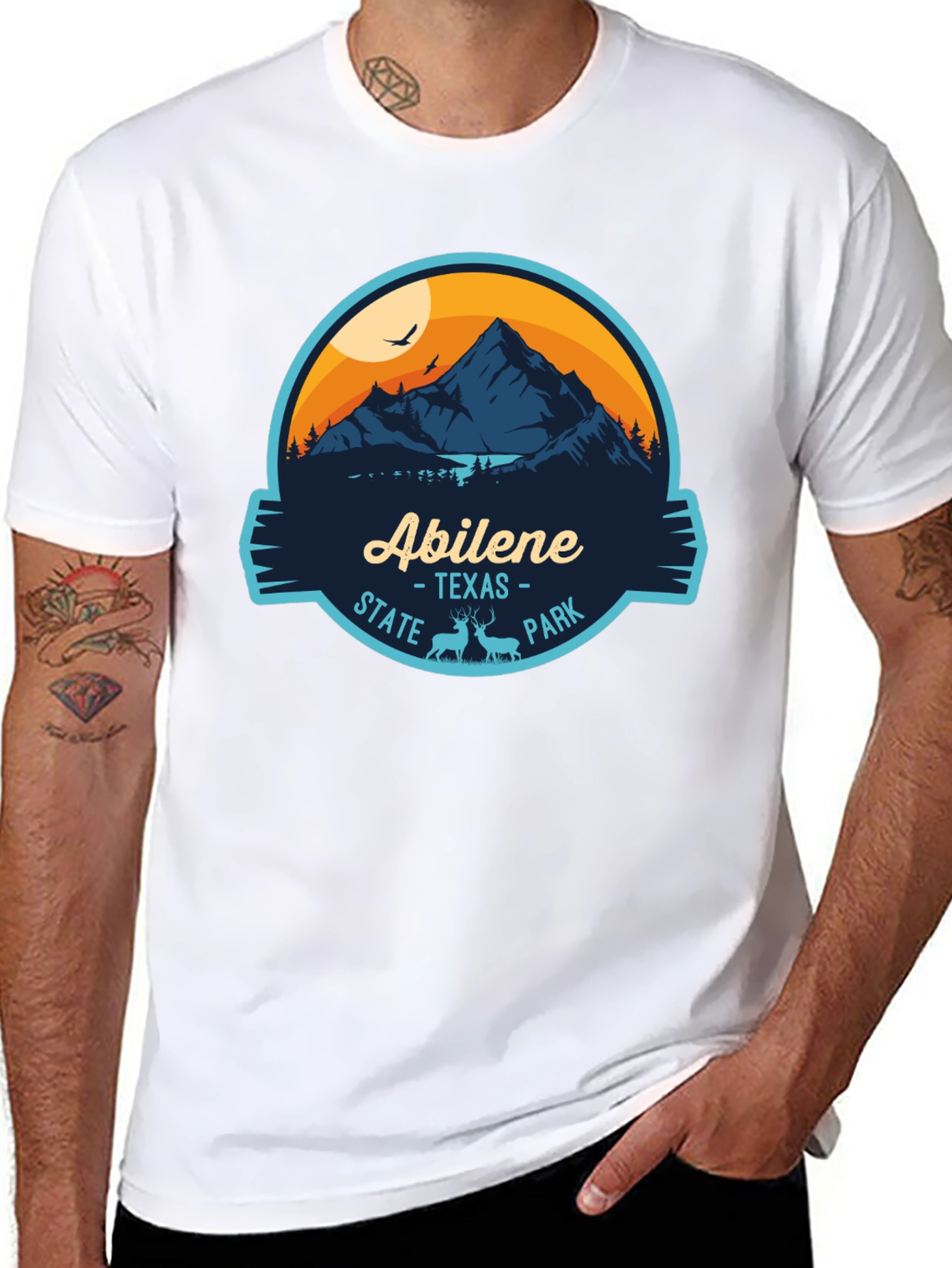 Abilene Texas State Park Black Graphic Tee