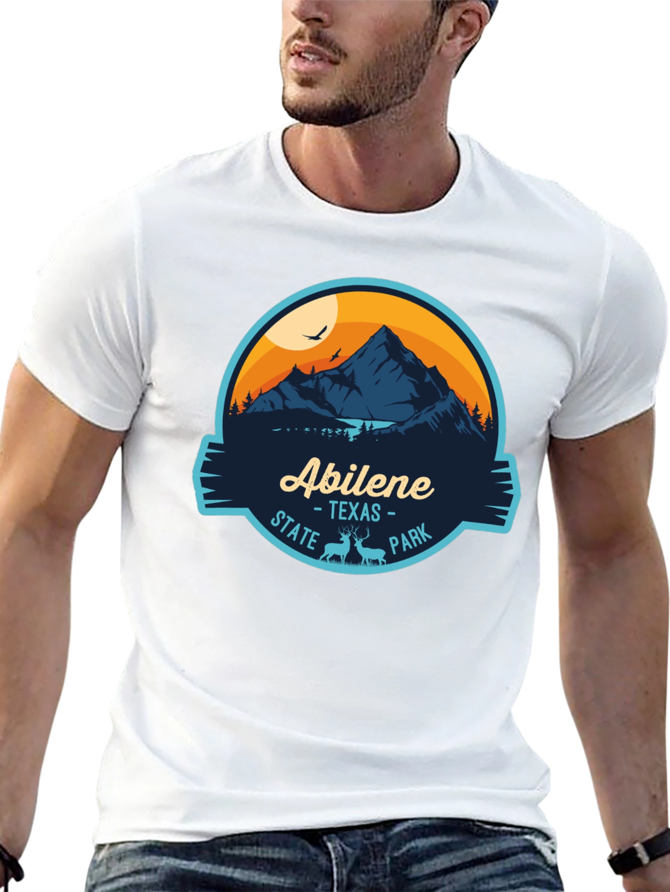 Abilene Texas State Park Black Graphic Tee