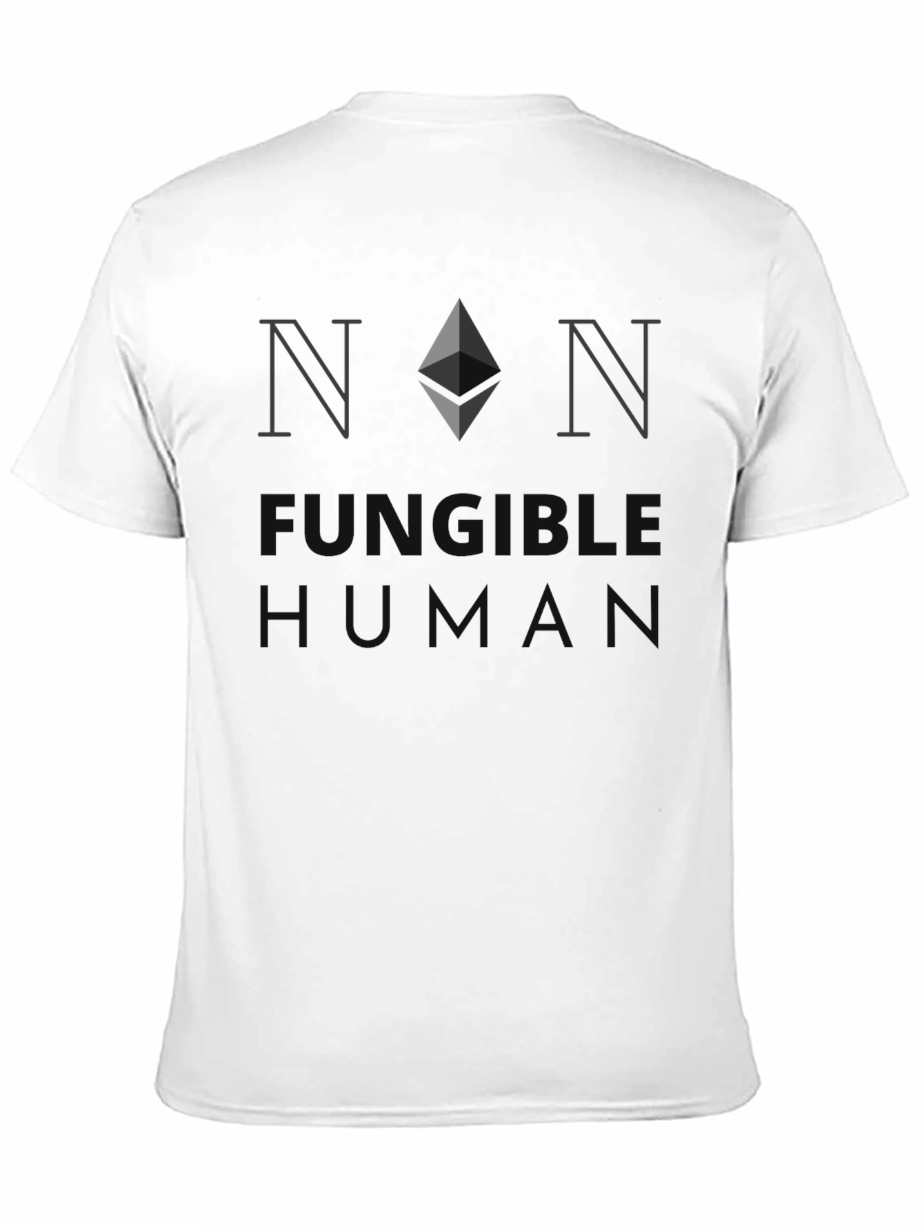 Non Fungible Human Black T-Shirt
