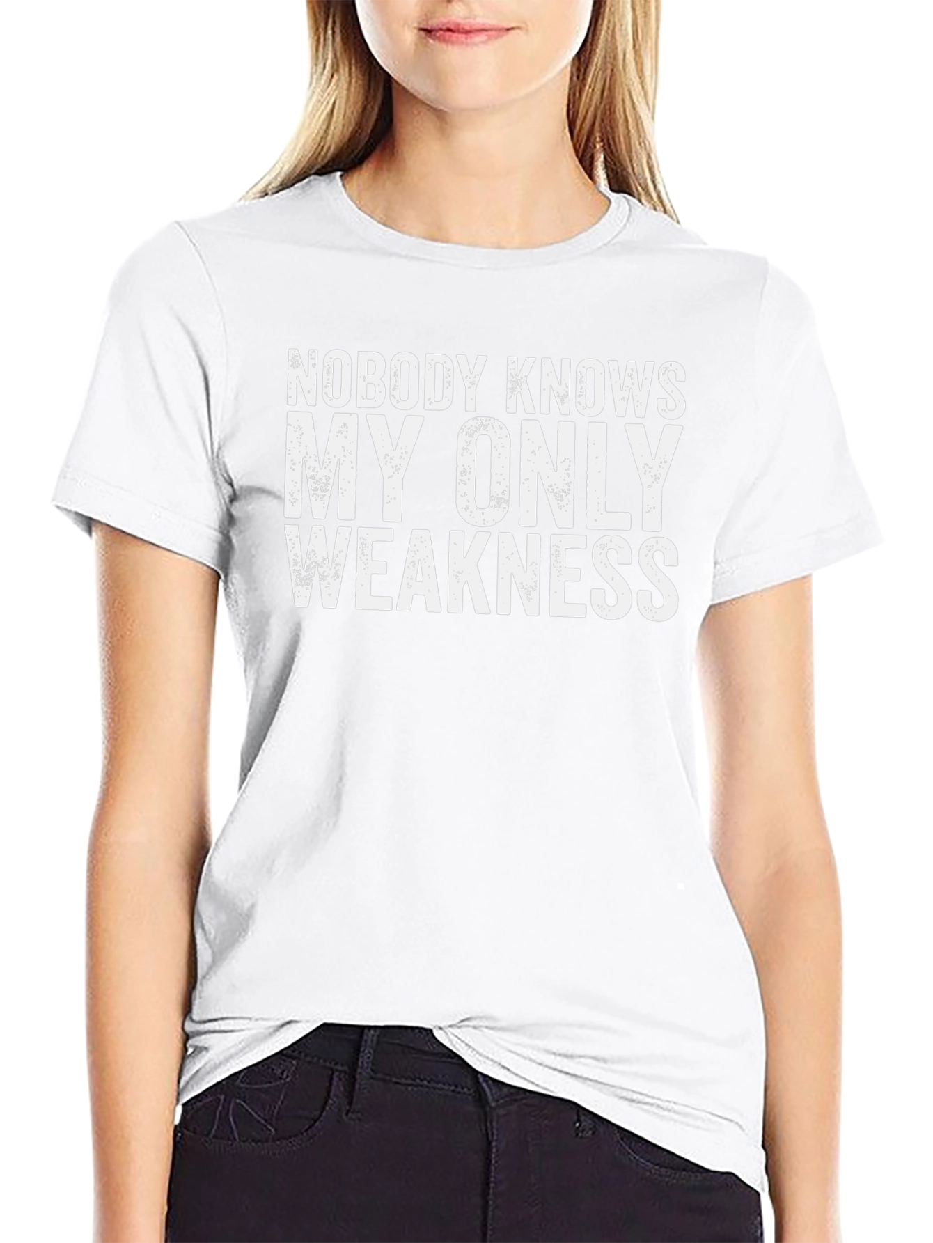 Nobody Knows My Only Weakness Graphic Tee