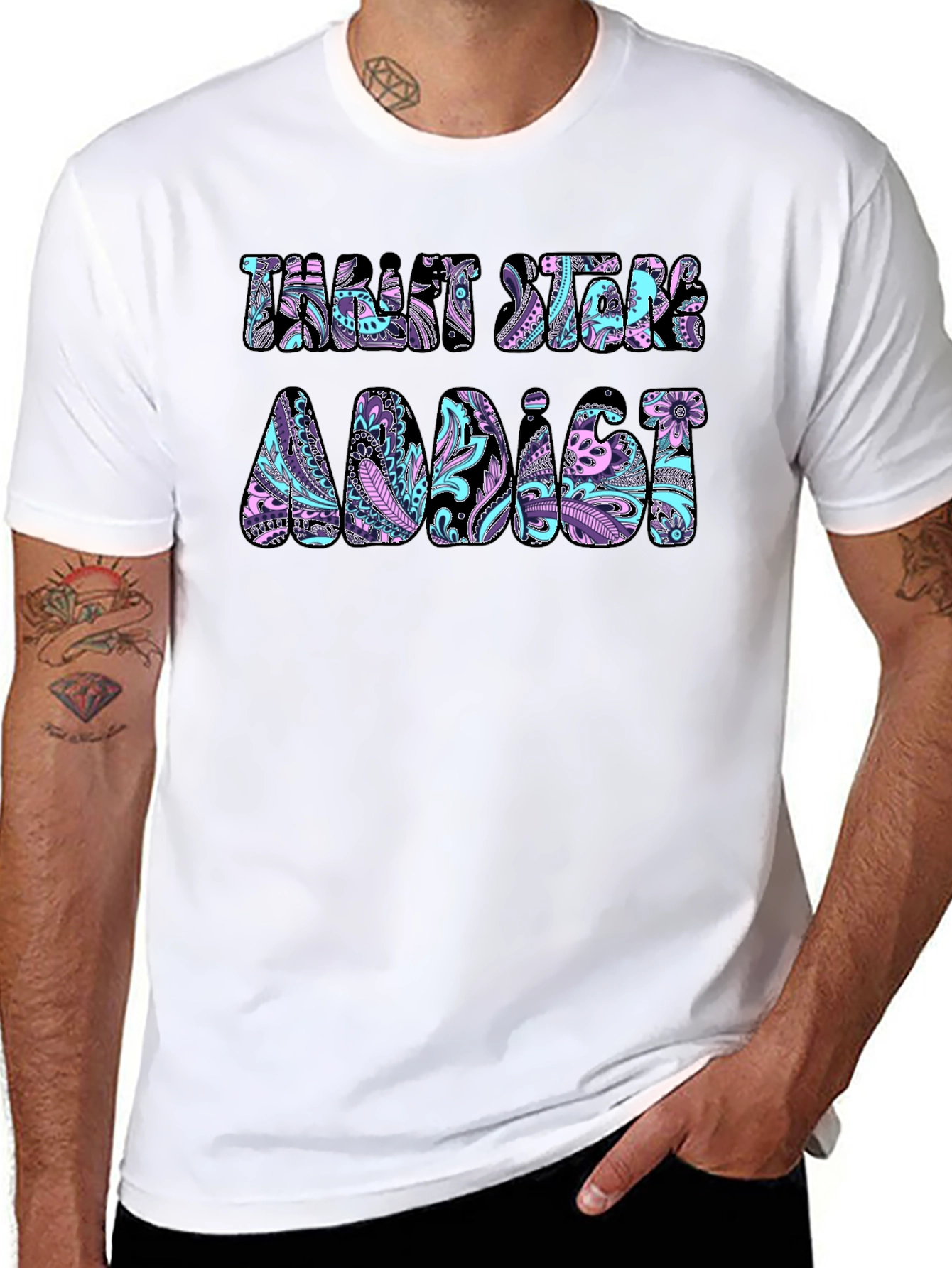 Thrift Store Addict Graphic Tee