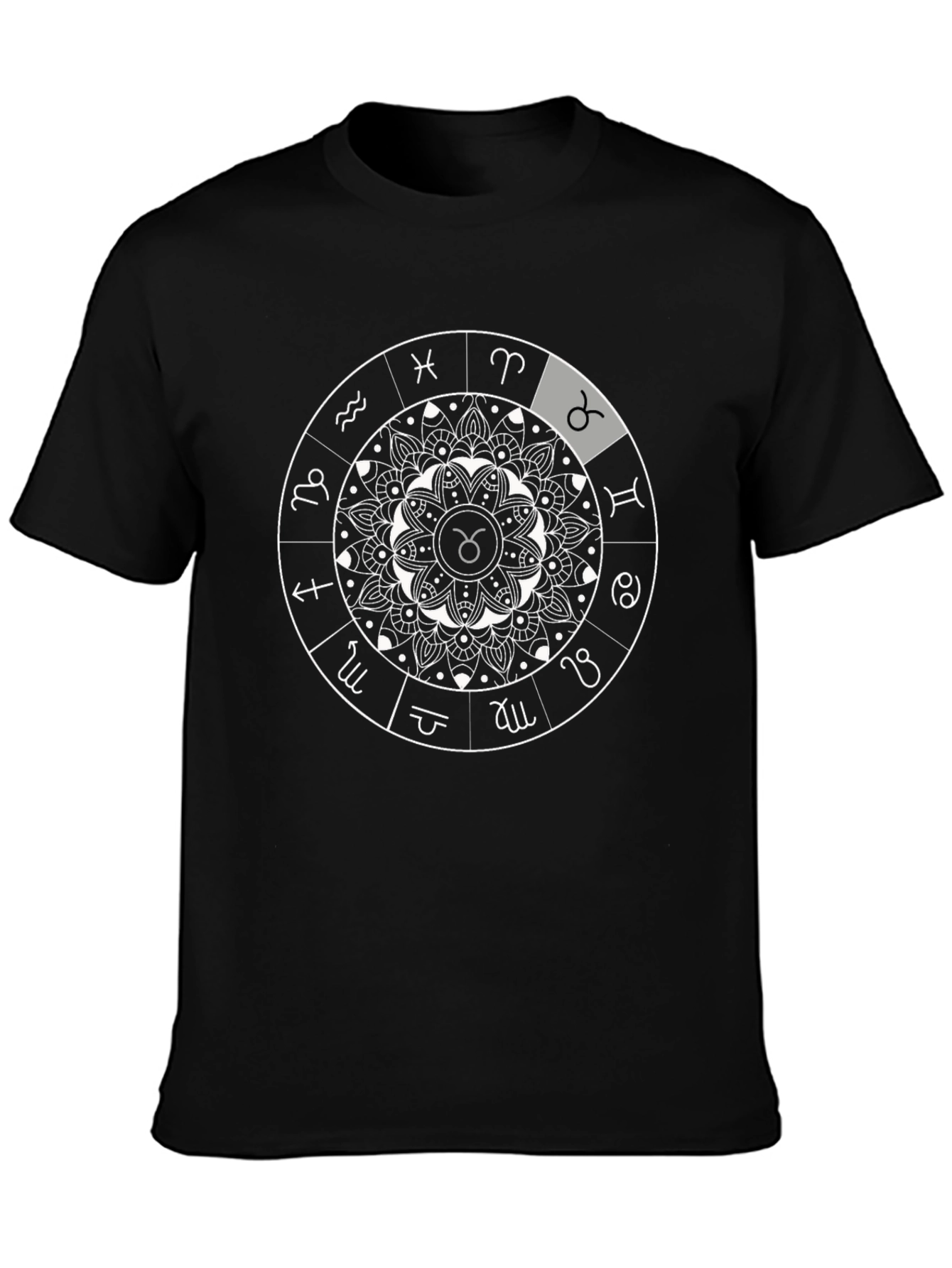 Zodiac Sign Mandala T-Shirt