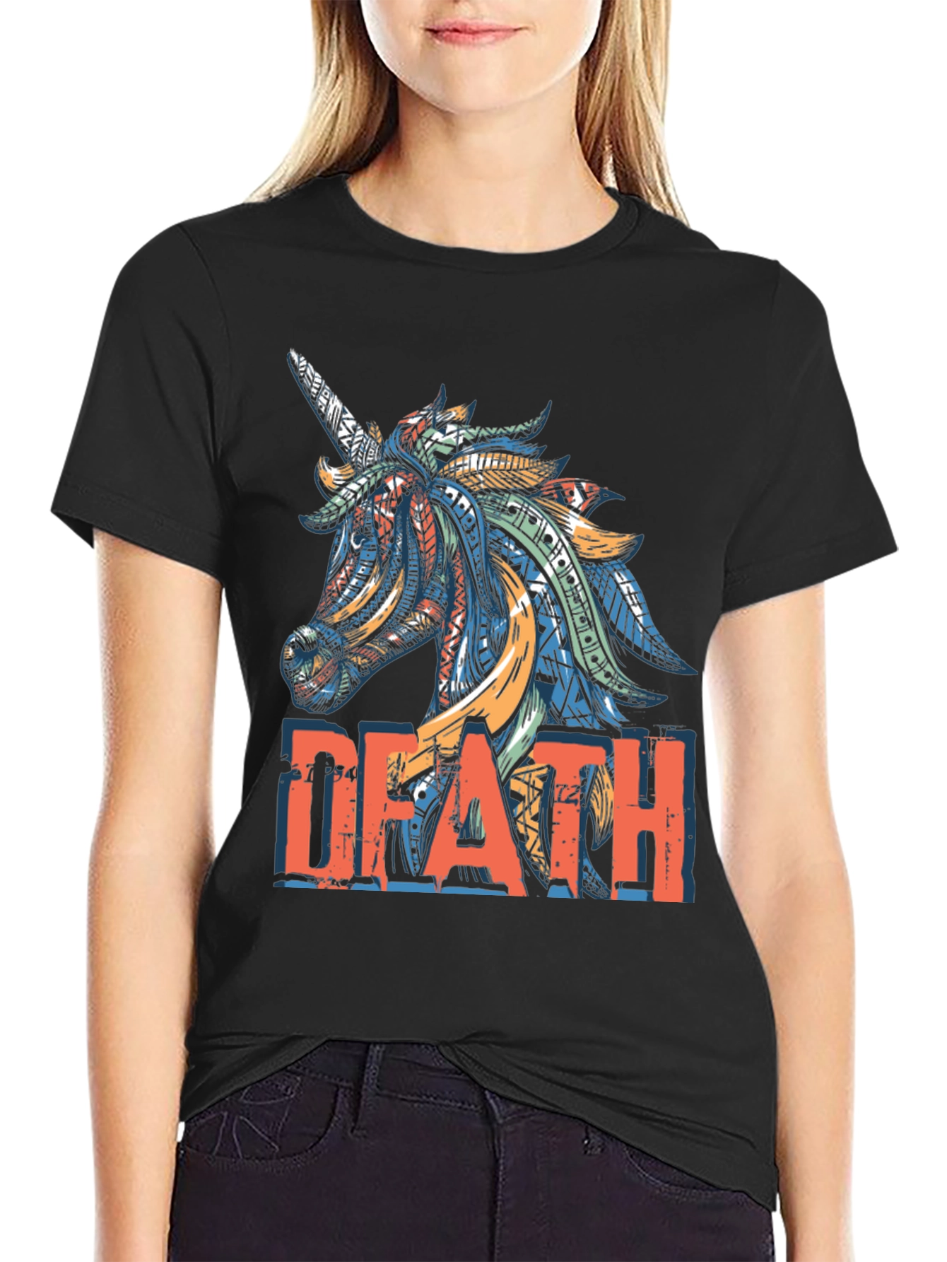 Death Unicorn T-Shirt - Black
