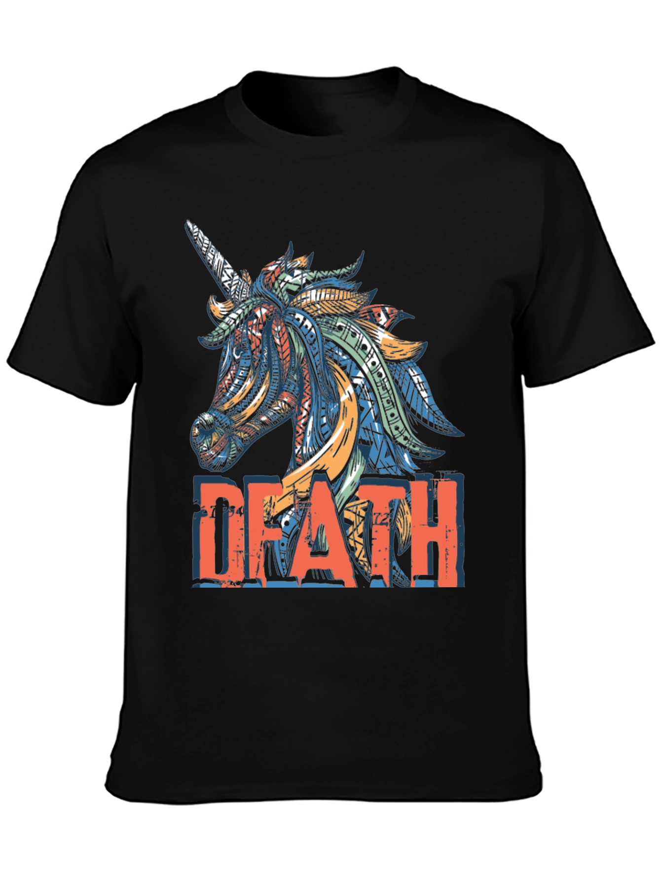 Death Unicorn T-Shirt - Black
