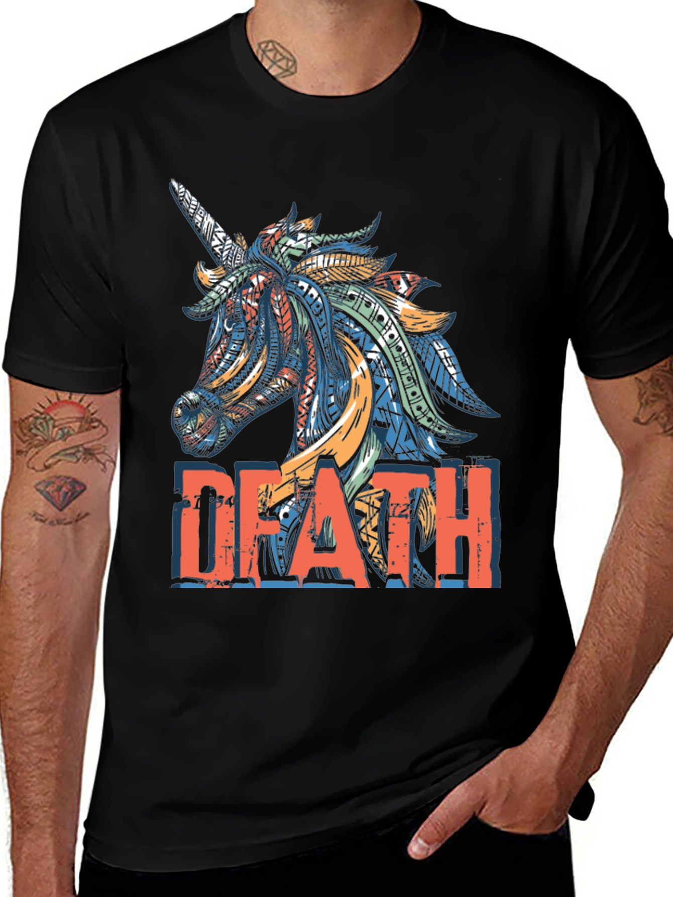 Death Unicorn T-Shirt - Black