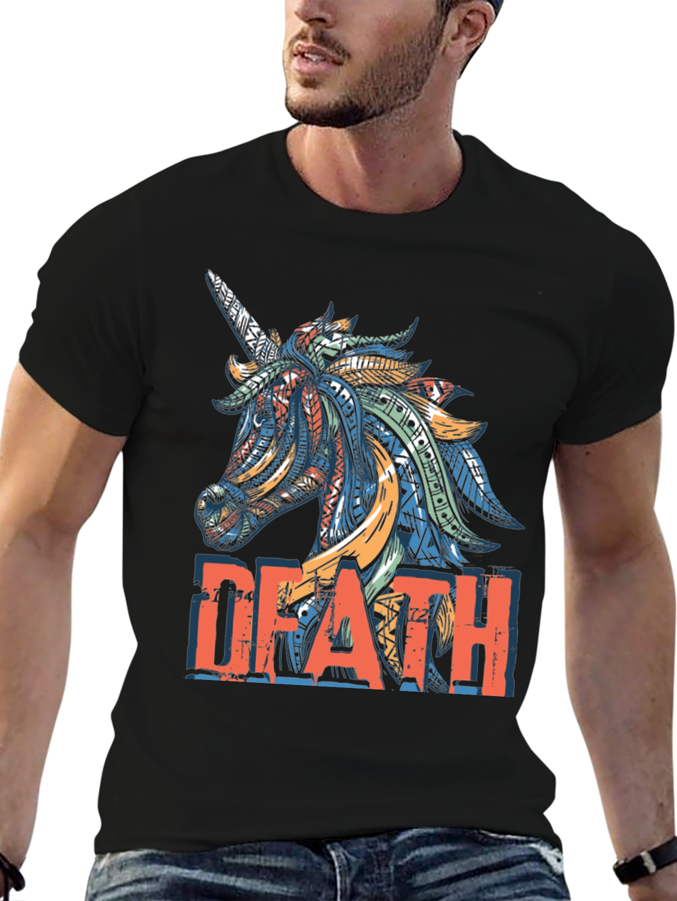Death Unicorn T-Shirt - Black