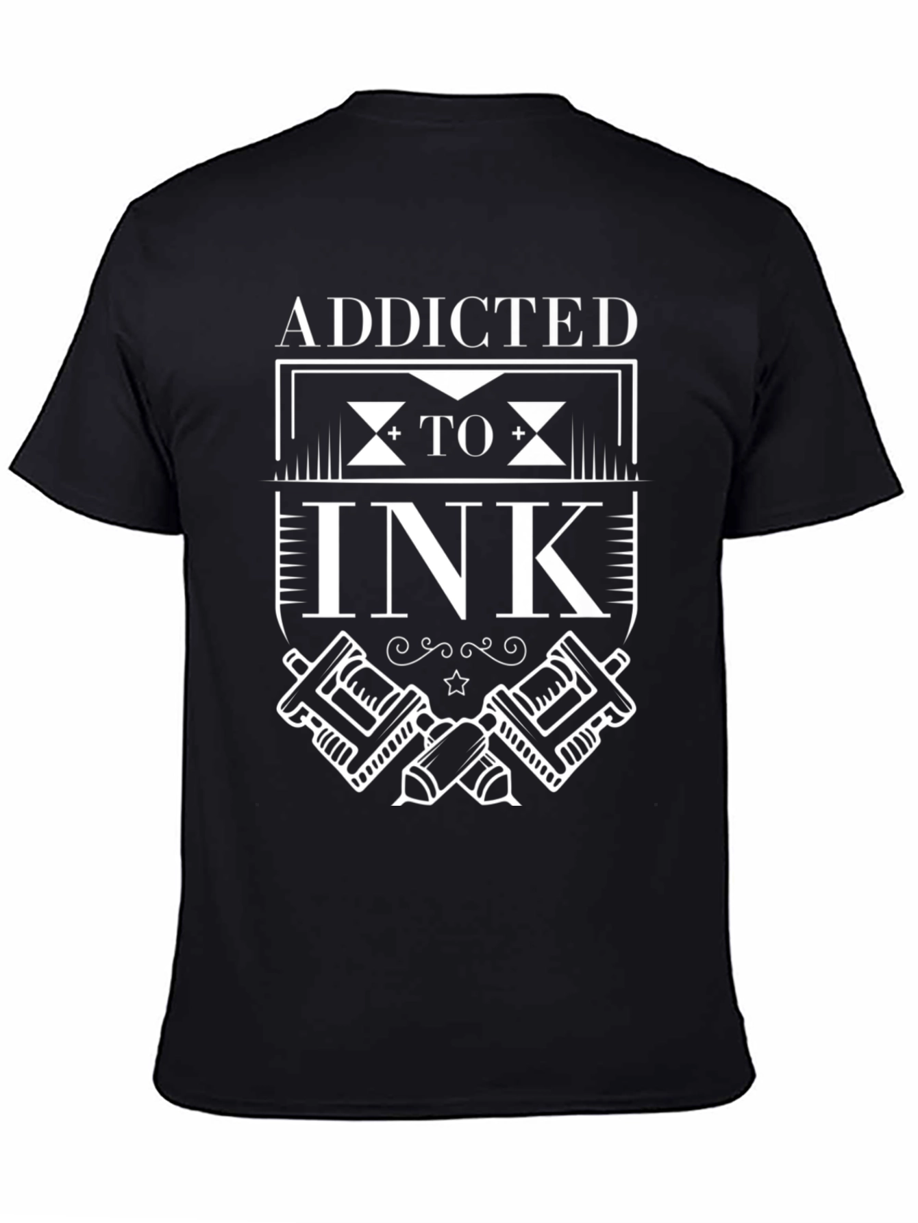 Addicted to Ink Graphic Tee - Tattoo Artist Style
