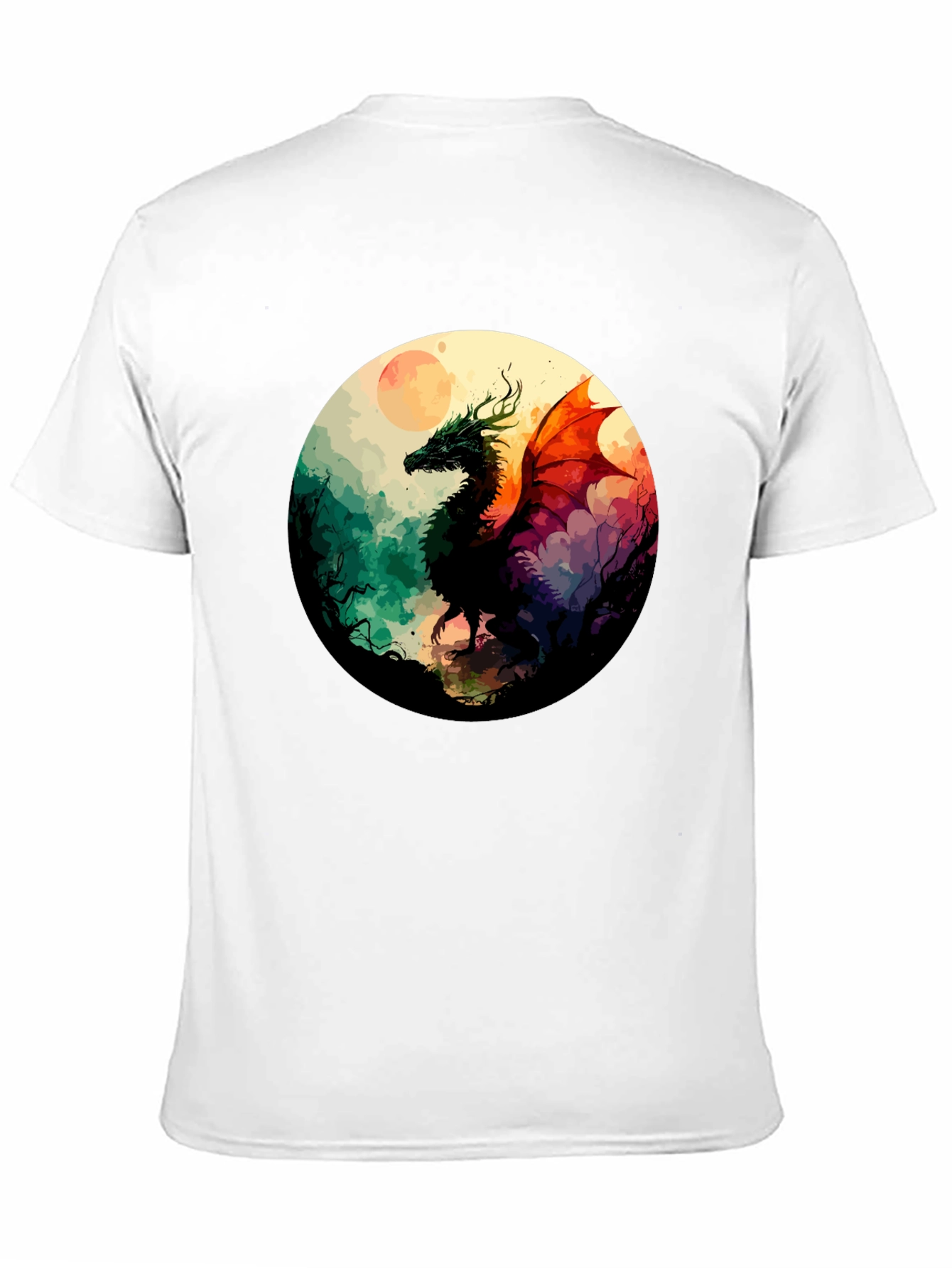 Dragon Art T-Shirt - Fantasy Design