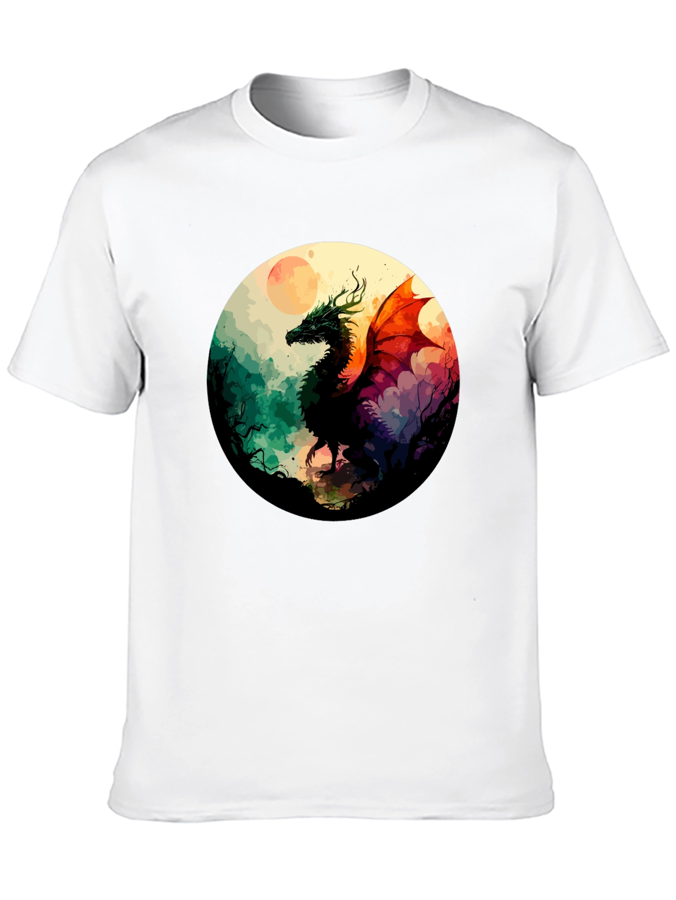 Dragon Art T-Shirt - Fantasy Design