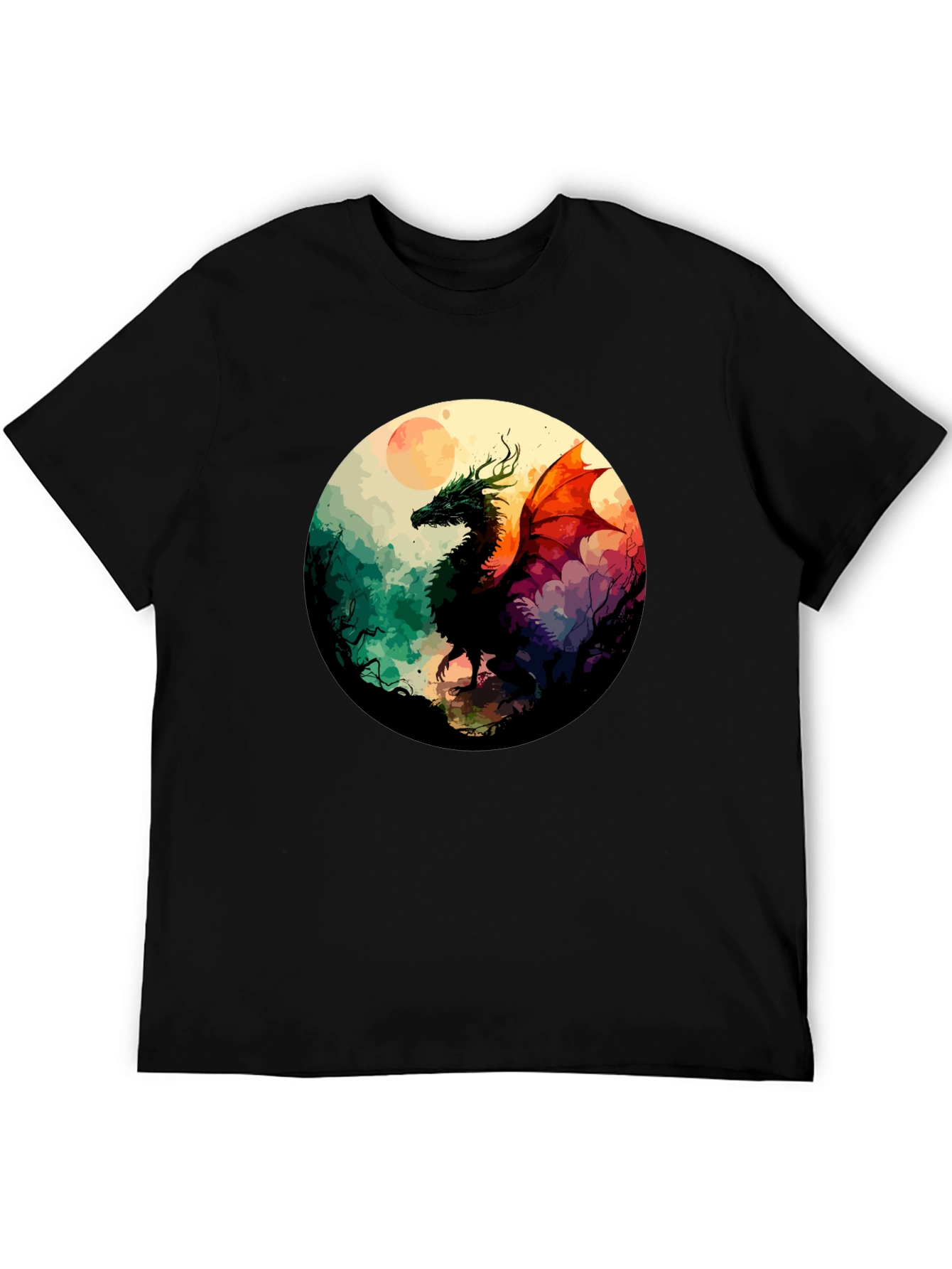 Dragon Art T-Shirt - Fantasy Design