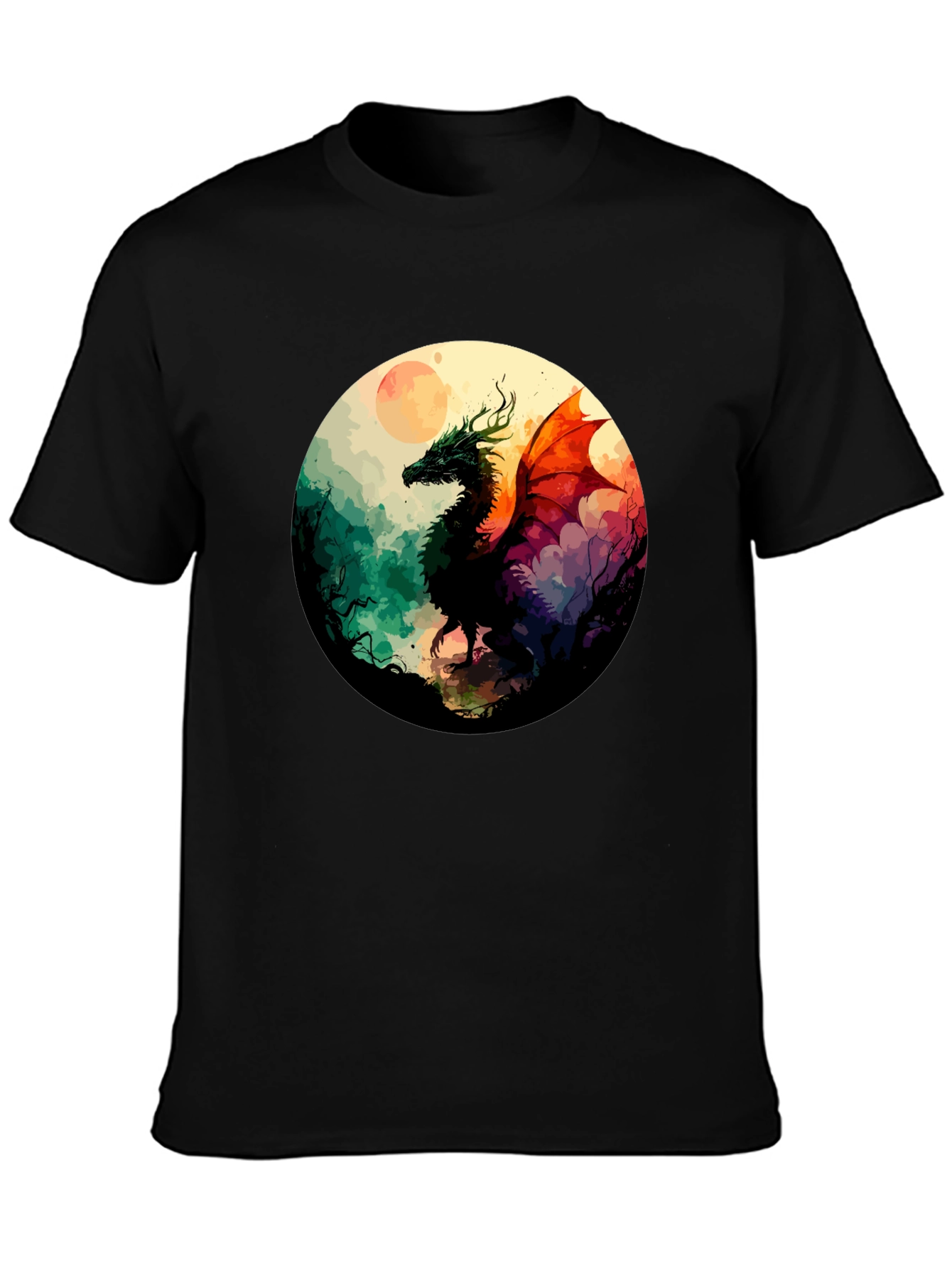 Dragon Art T-Shirt - Fantasy Design