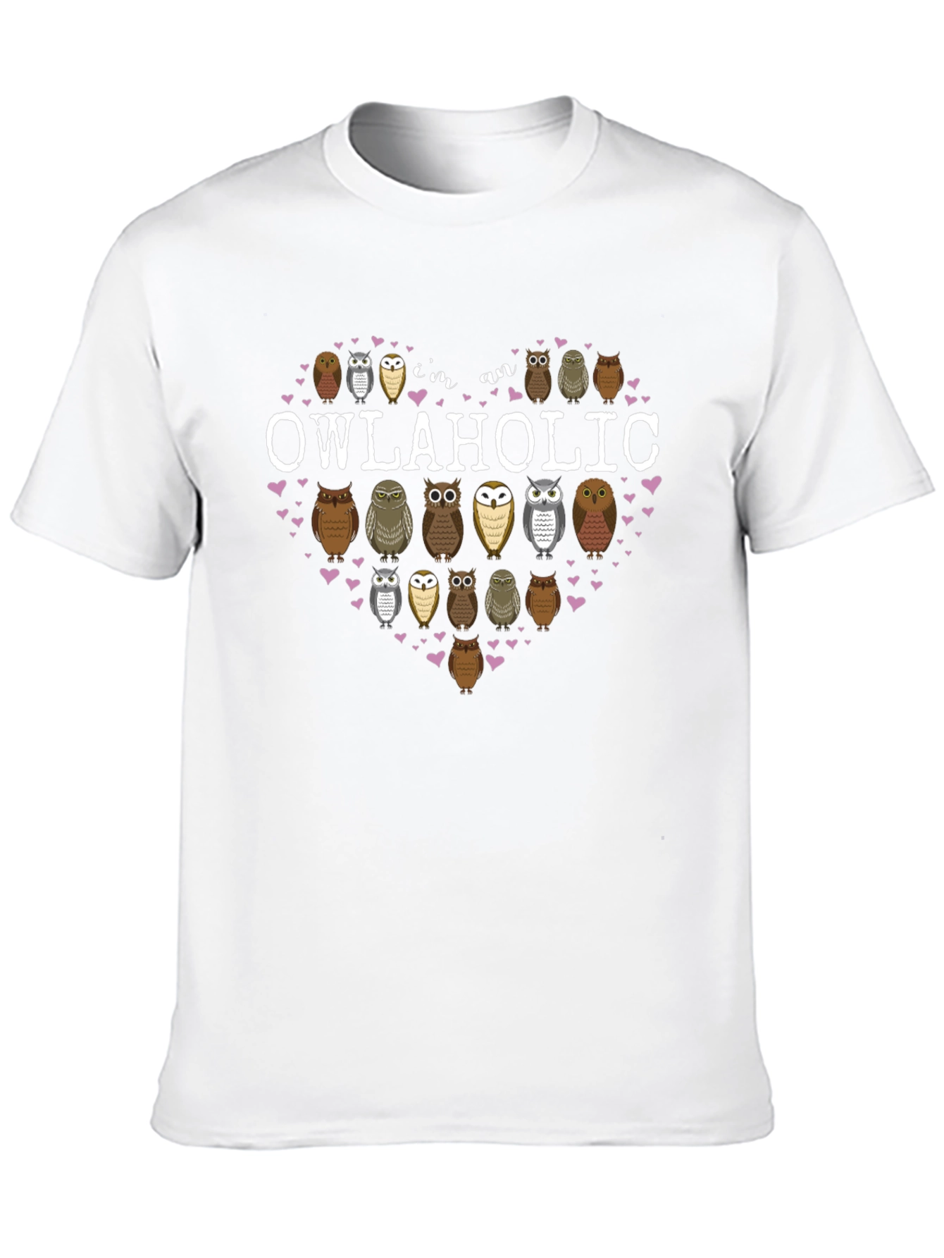 Im an Owlaholic T-Shirt Owl Lover Tee