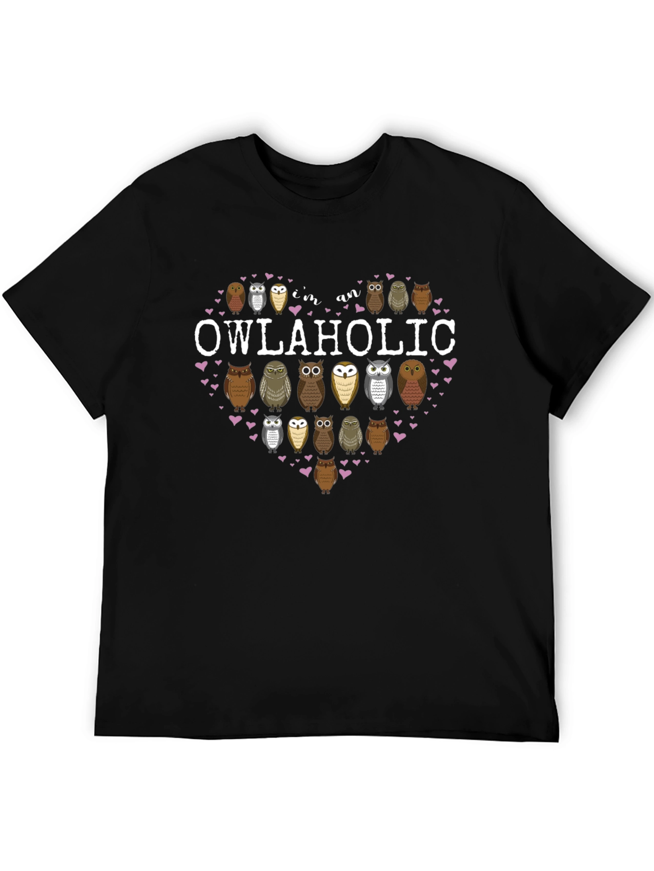 Im an Owlaholic T-Shirt Owl Lover Tee