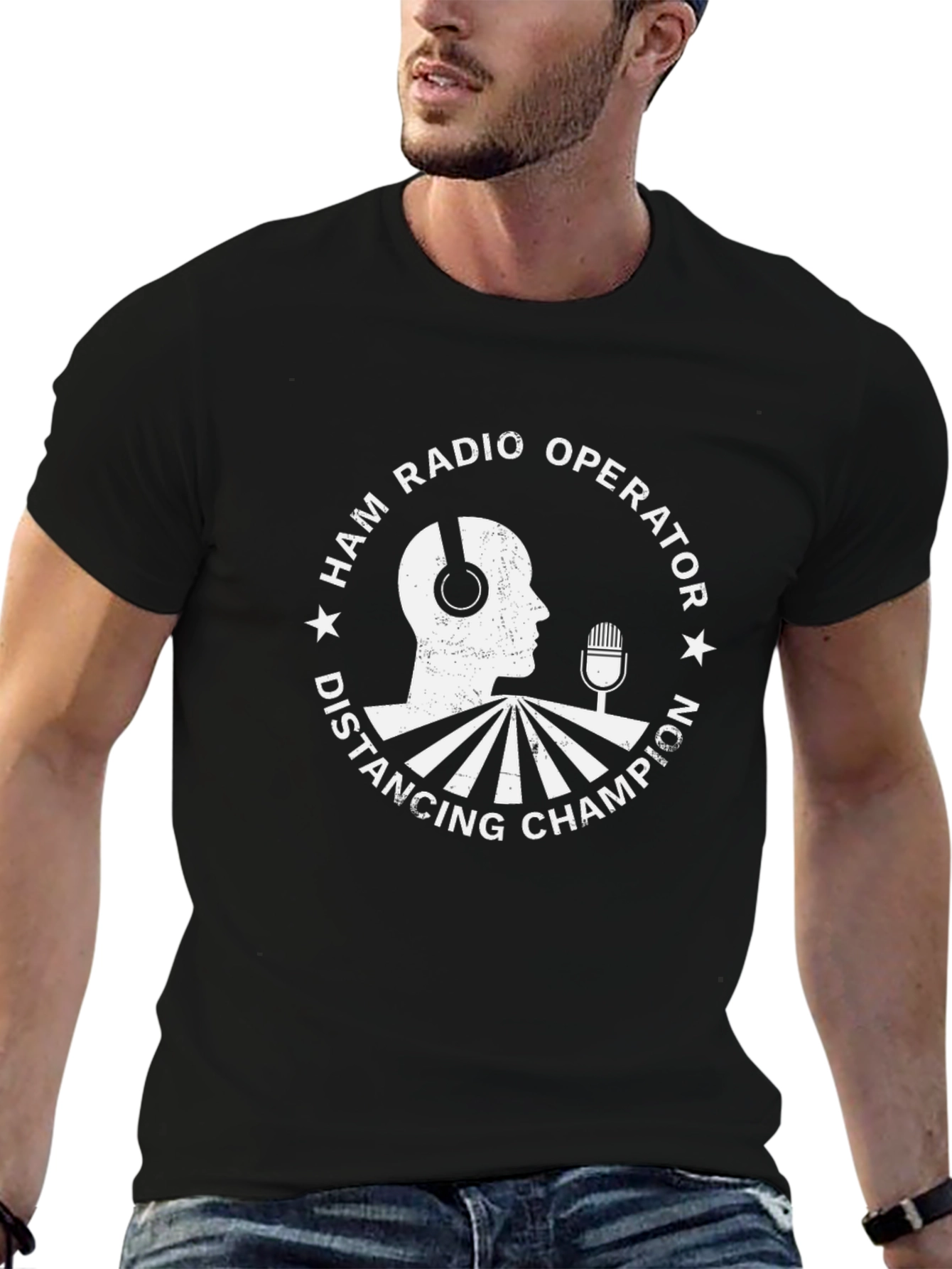 Ham Radio Operator Distancing Champion T-Shirt