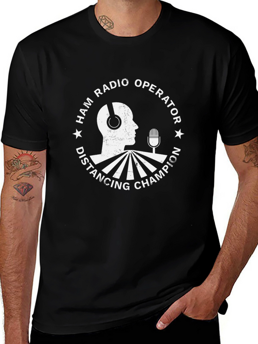 Ham Radio Operator Distancing Champion T-Shirt