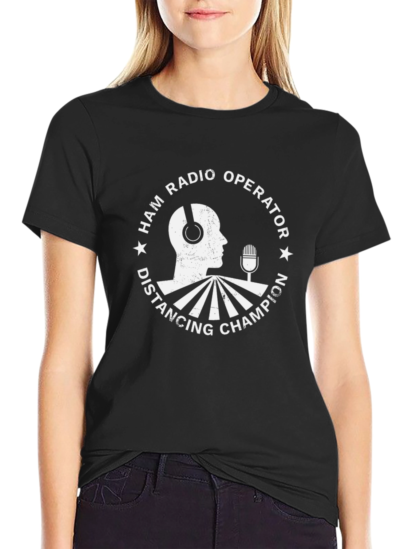Ham Radio Operator Distancing Champion T-Shirt