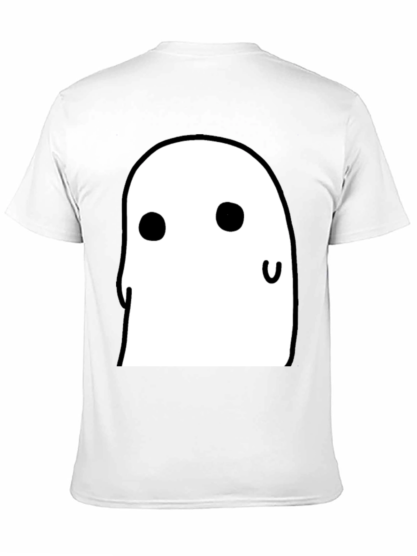 Cute Ghost Graphic Tee - Halloween Spooky Season T-Shirt