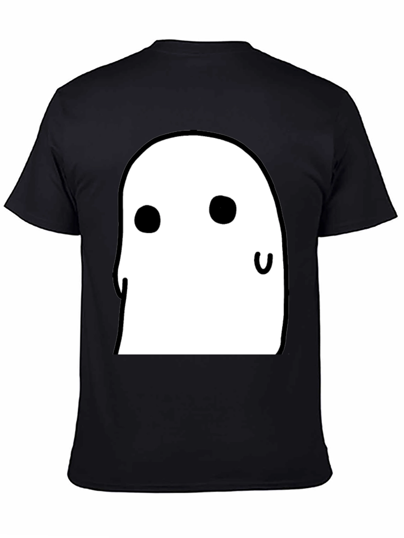 Cute Ghost Graphic Tee - Halloween Spooky Season T-Shirt