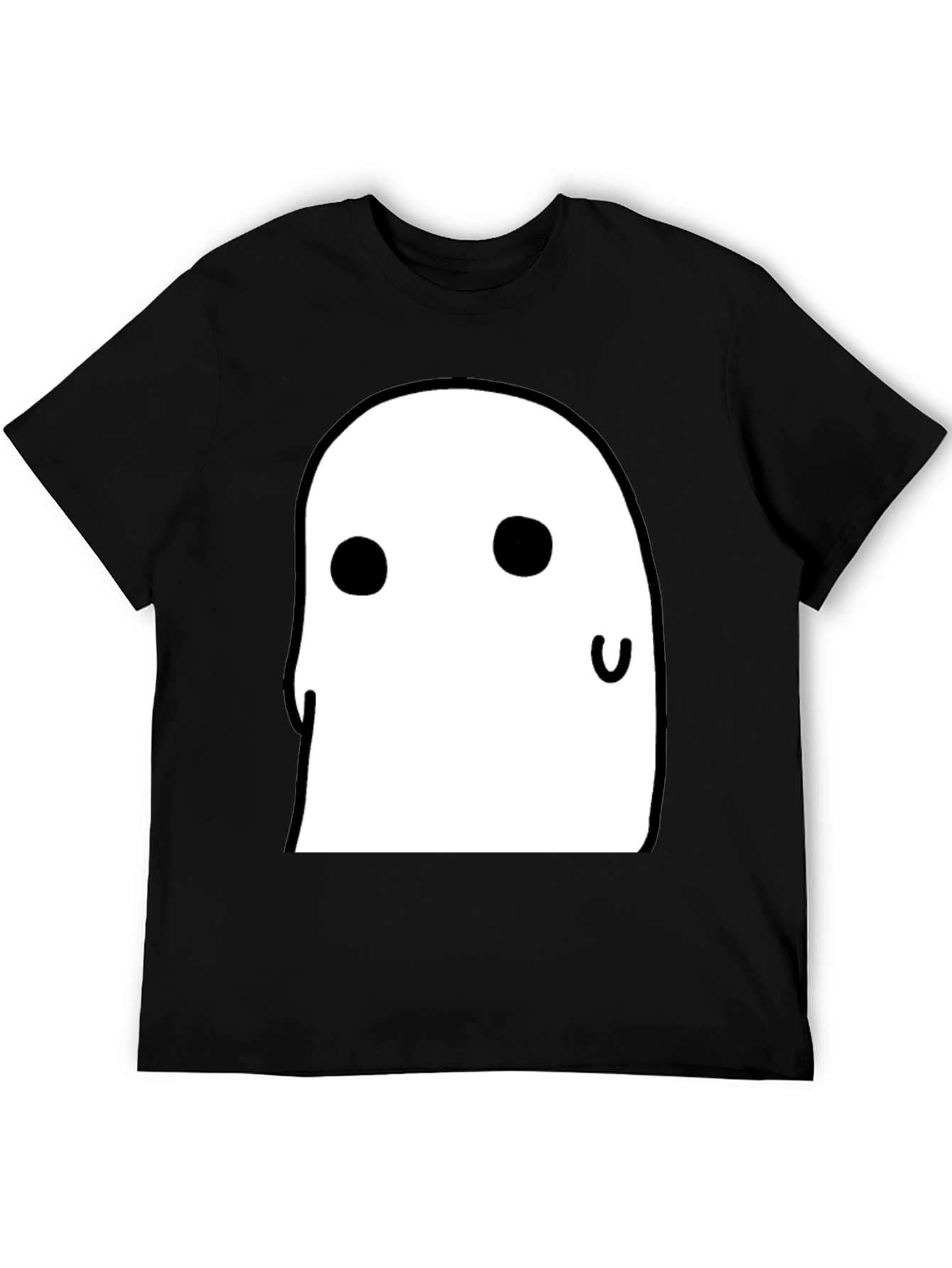Cute Ghost Graphic Tee - Halloween Spooky Season T-Shirt