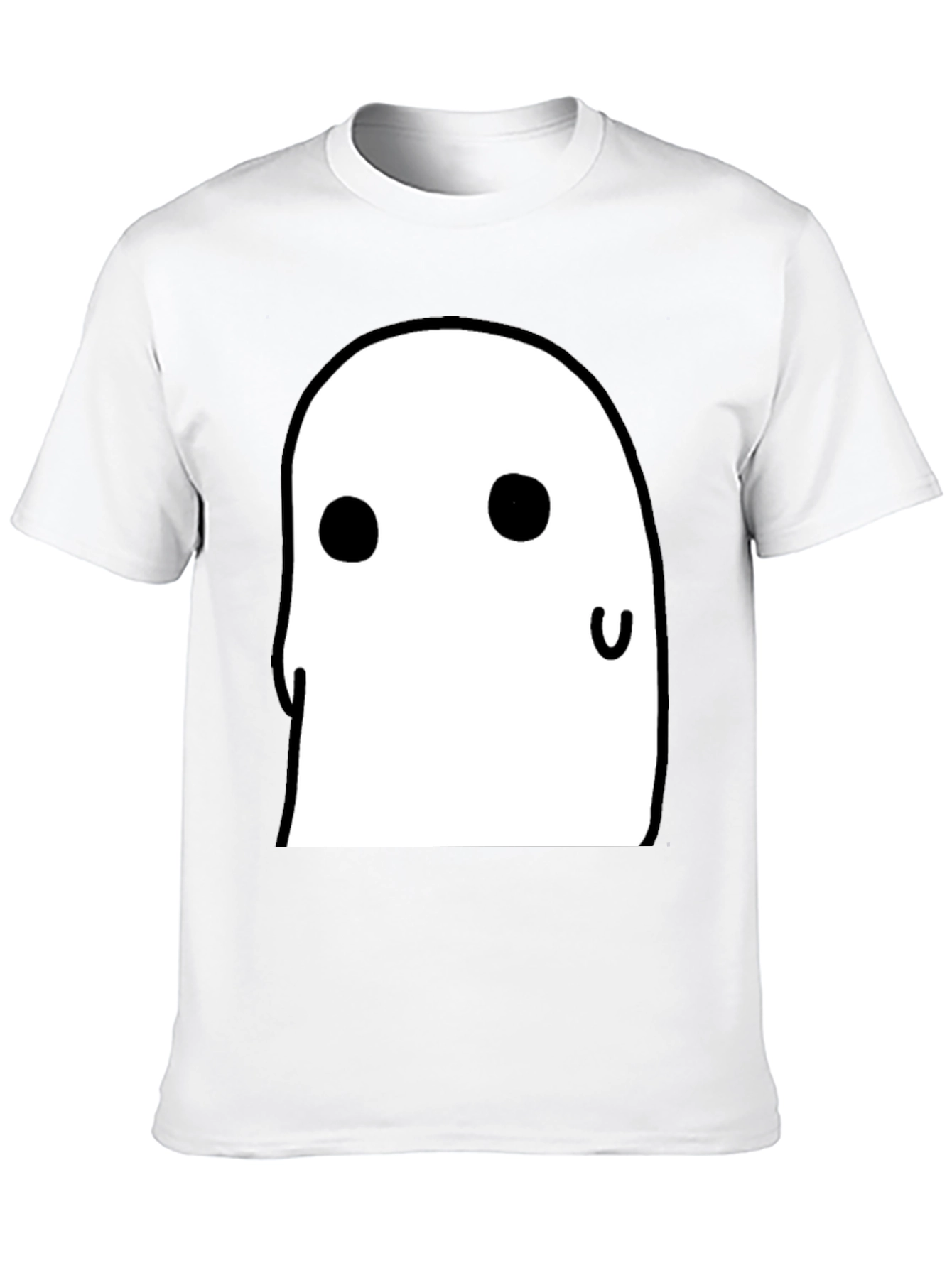 Cute Ghost Graphic Tee - Halloween Spooky Season T-Shirt