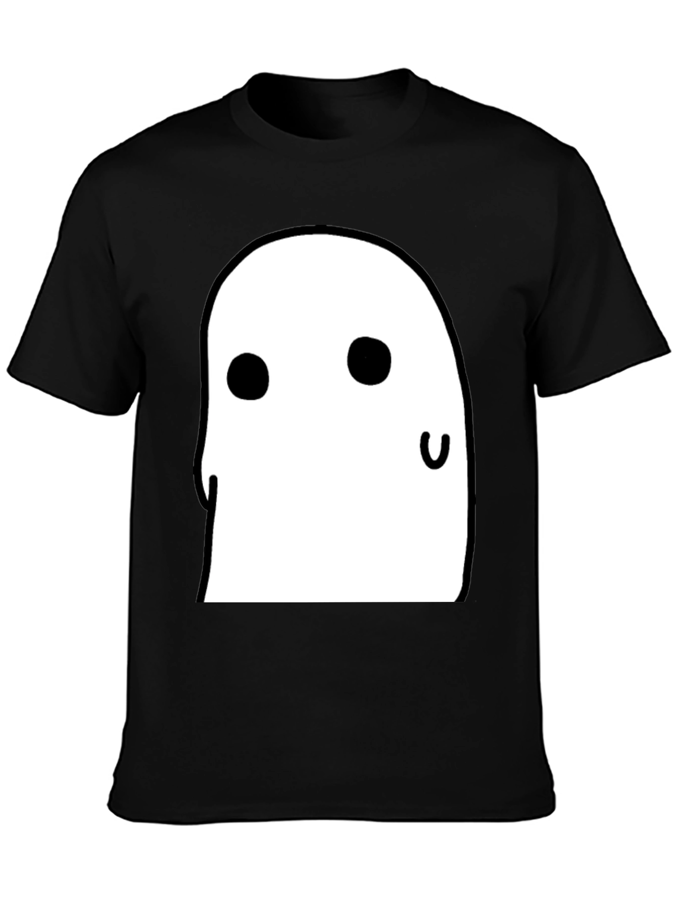 Cute Ghost Graphic Tee - Halloween Spooky Season T-Shirt