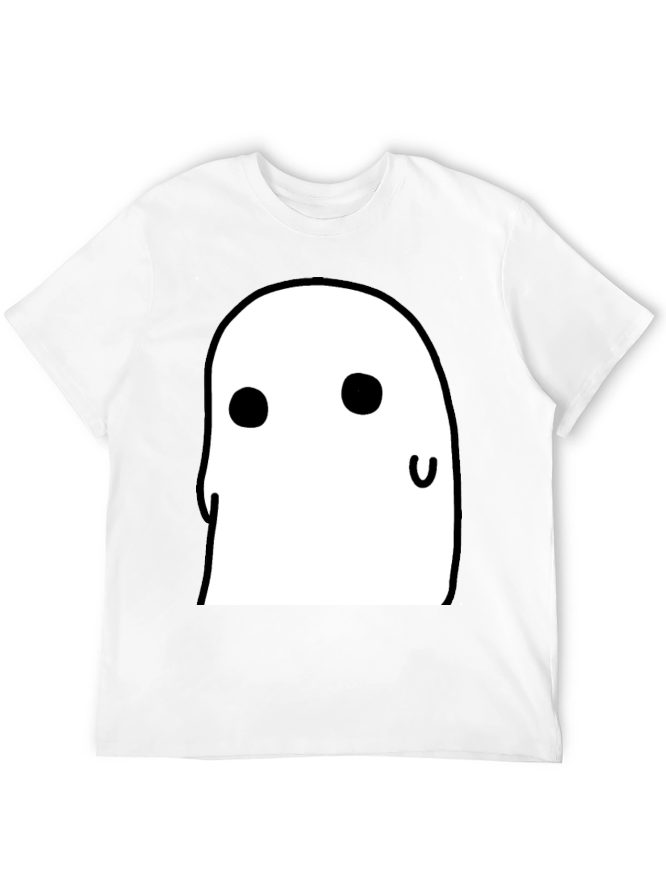 Cute Ghost Graphic Tee - Halloween Spooky Season T-Shirt
