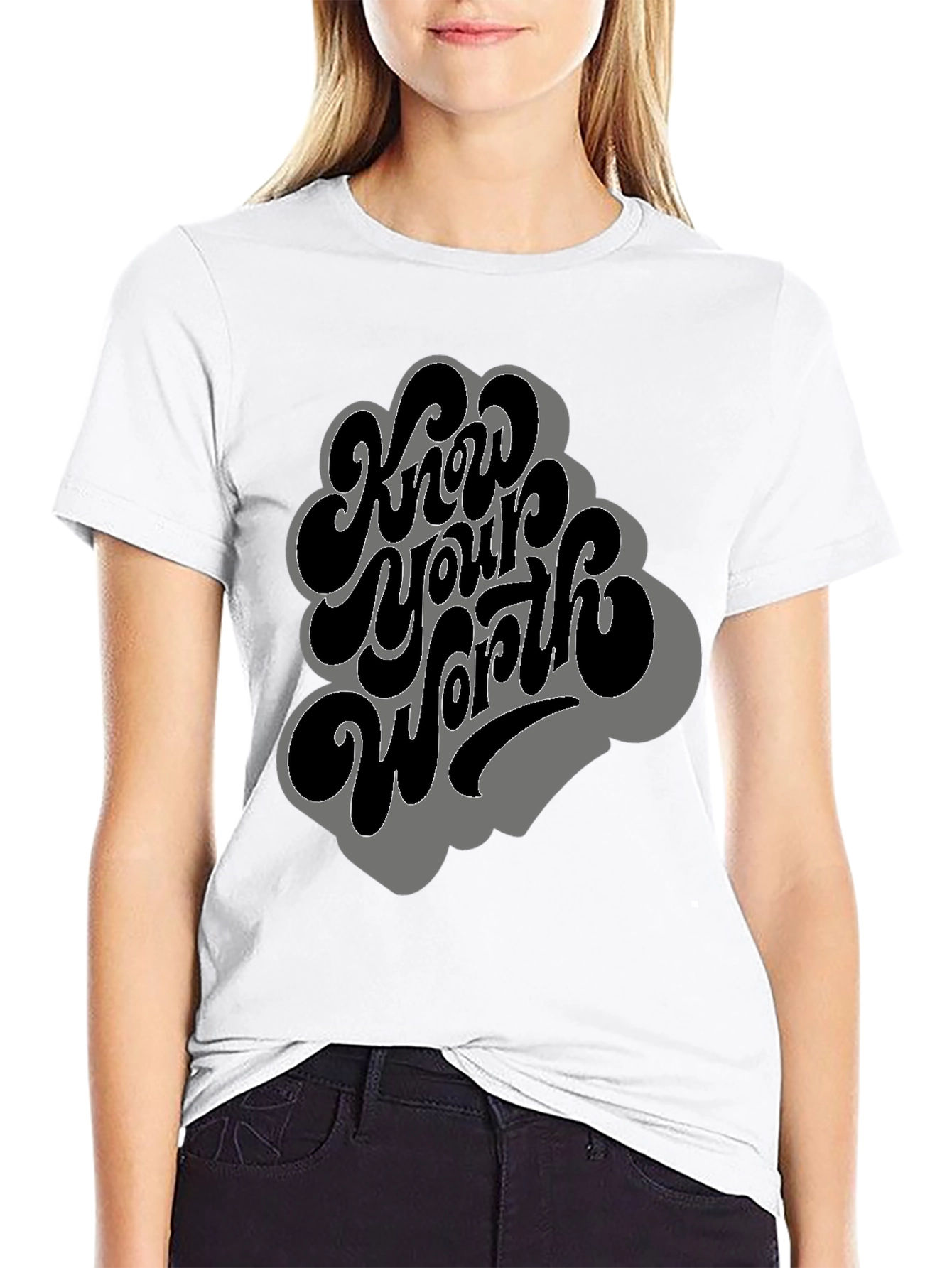Know Your Worth T-Shirt - Motivational Tee
