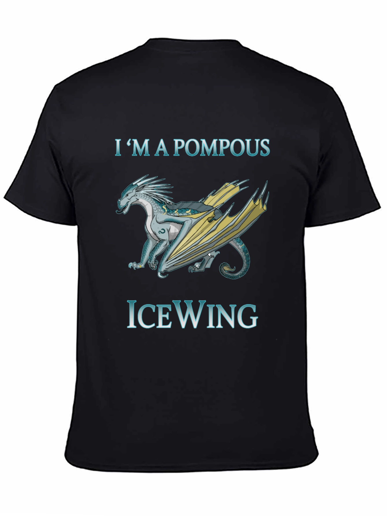 Pompous IceWing Dragon Graphic T-Shirt