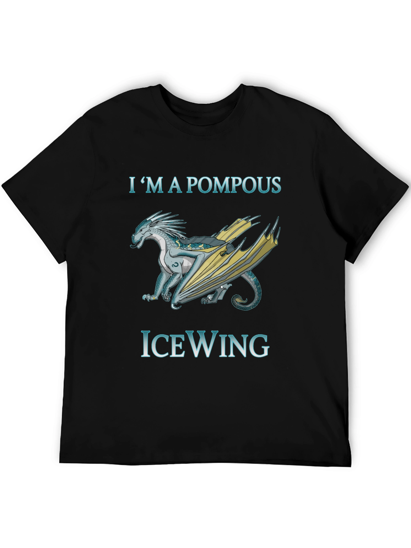 Pompous IceWing Dragon Graphic T-Shirt
