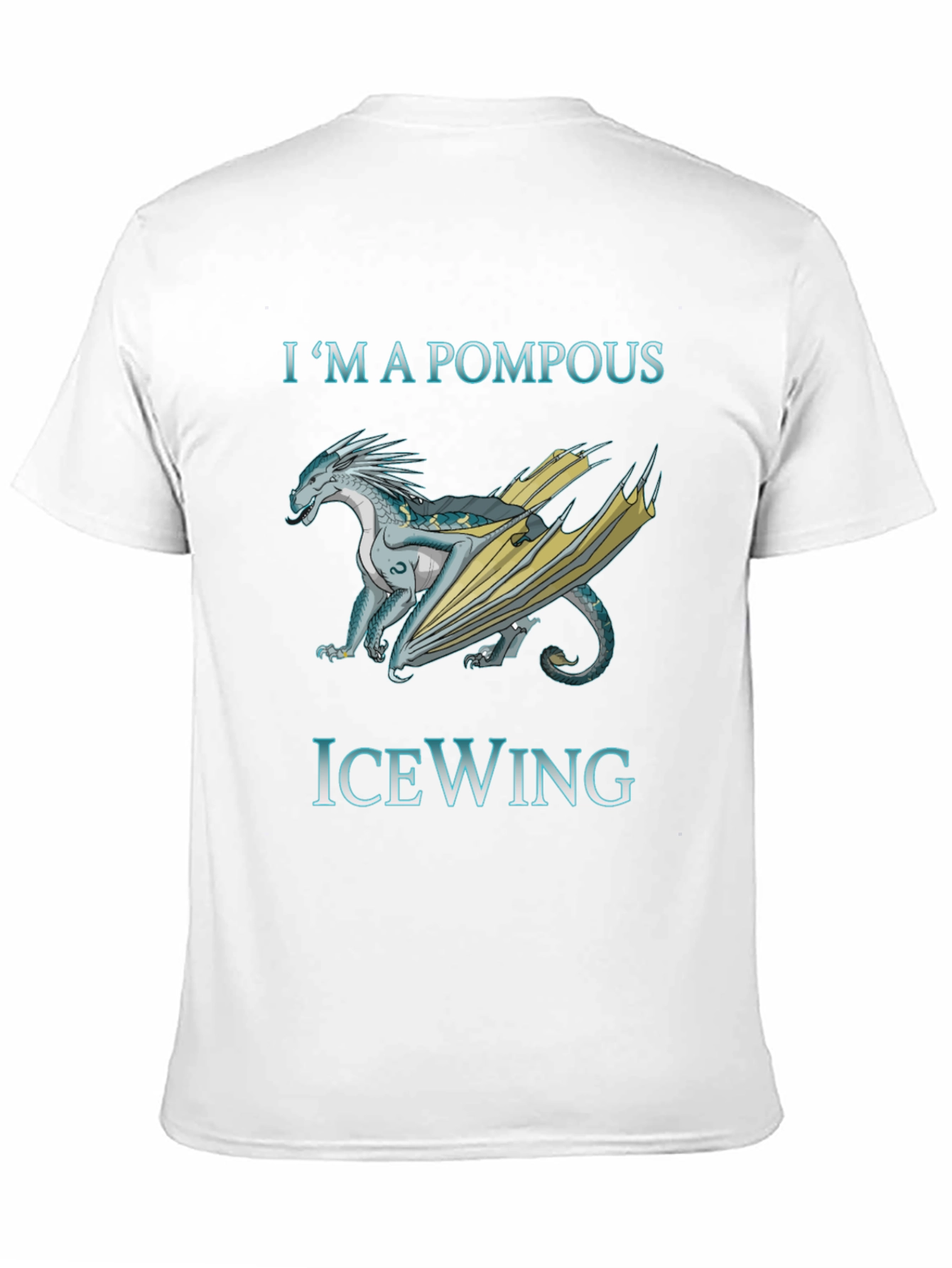 Pompous IceWing Dragon Graphic T-Shirt