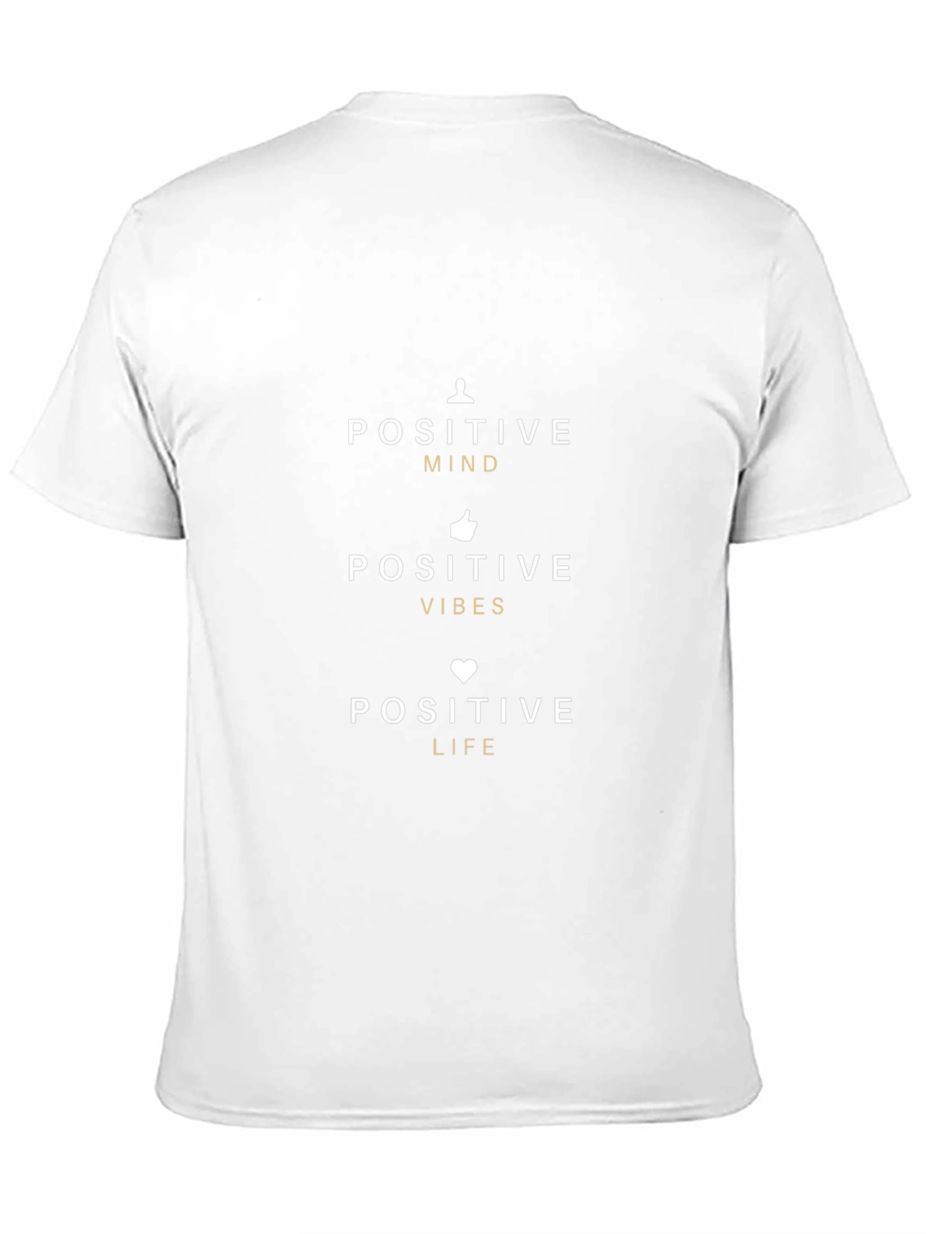 Positive Mind Vibes Life Black T-Shirt