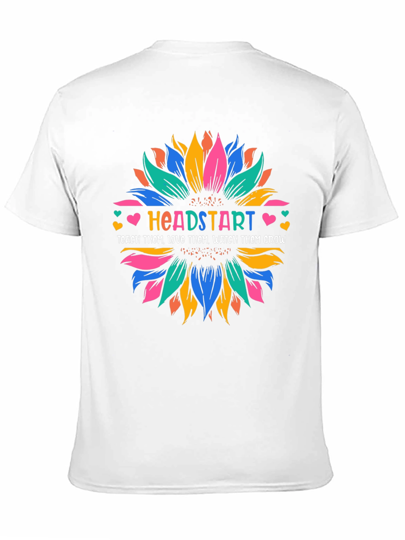 Headstart Teacher Sunflower Graphic T-Shirt