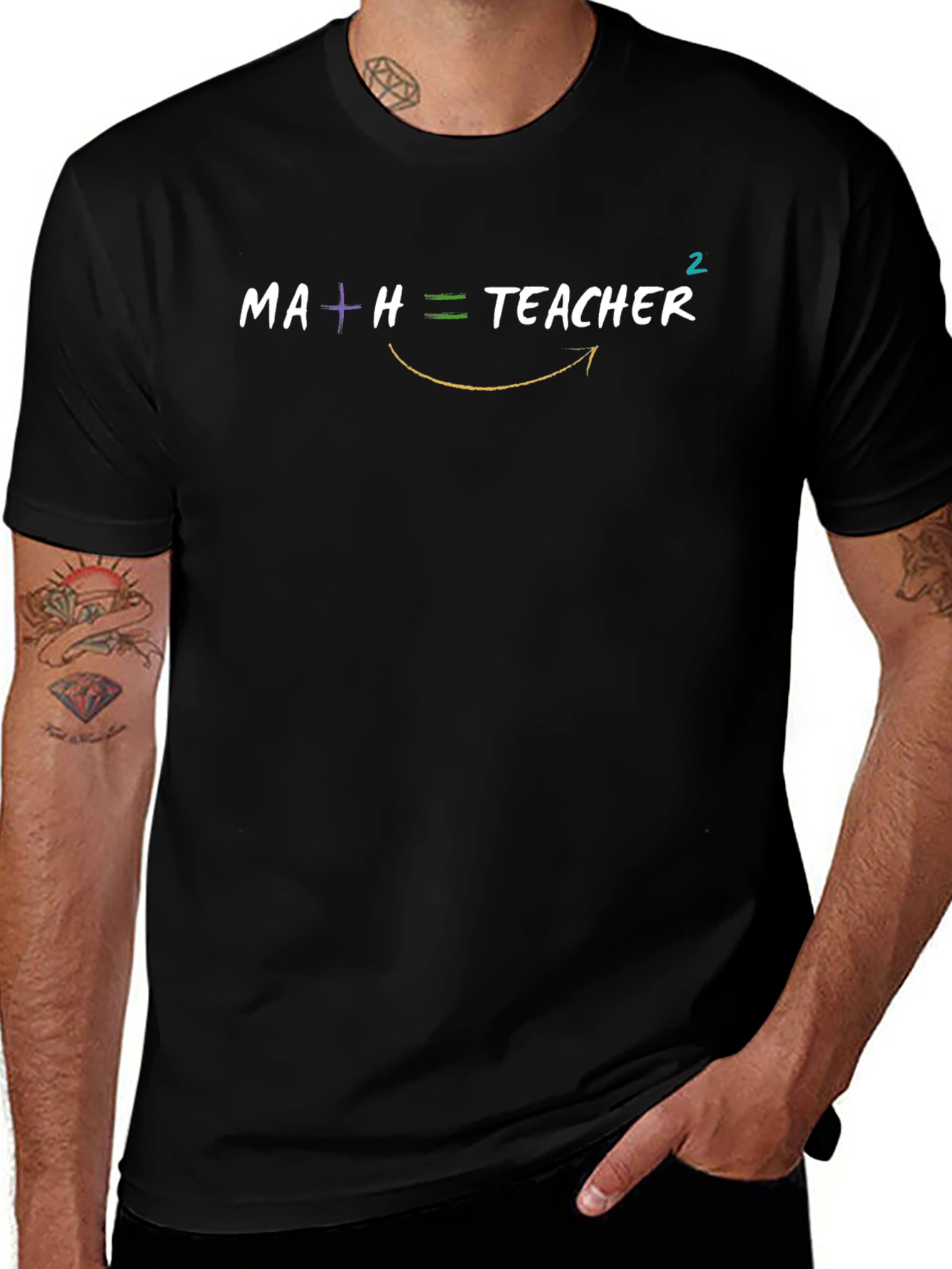 Math + H = Teacher Squared T-Shirt