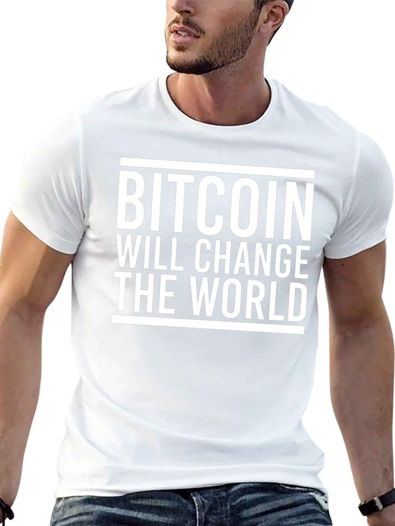 Bitcoin Will Change The World Black T-Shirt