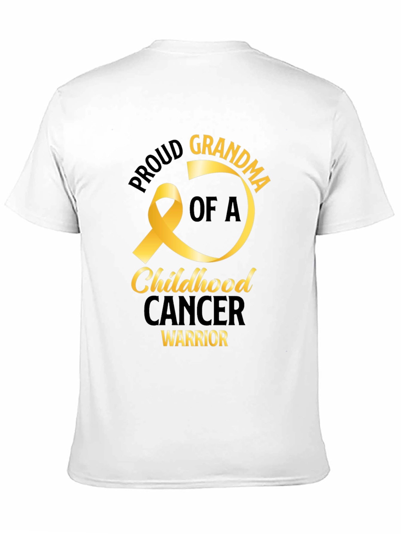 Proud Grandma Childhood Cancer Warrior T-Shirt