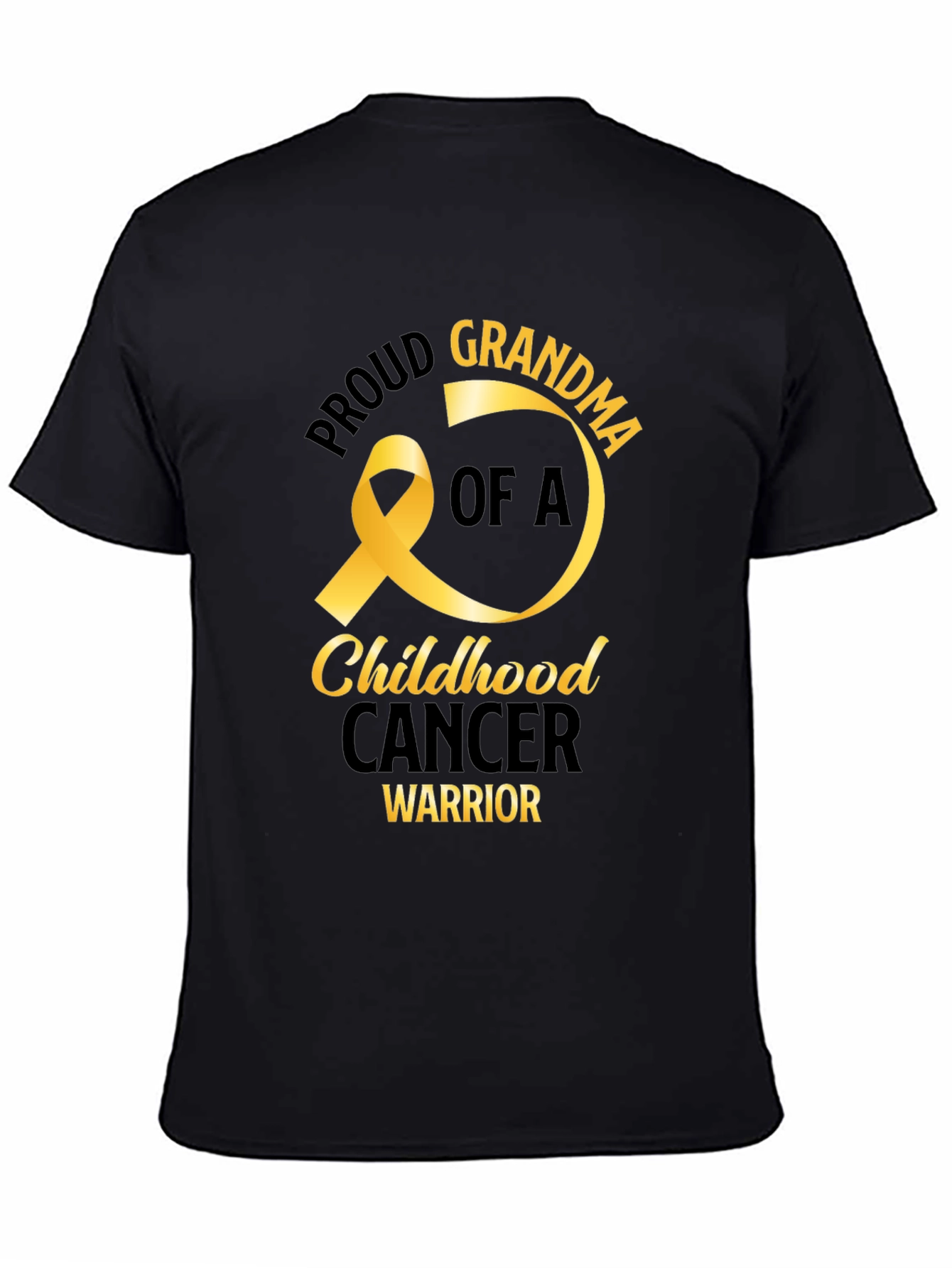 Proud Grandma Childhood Cancer Warrior T-Shirt