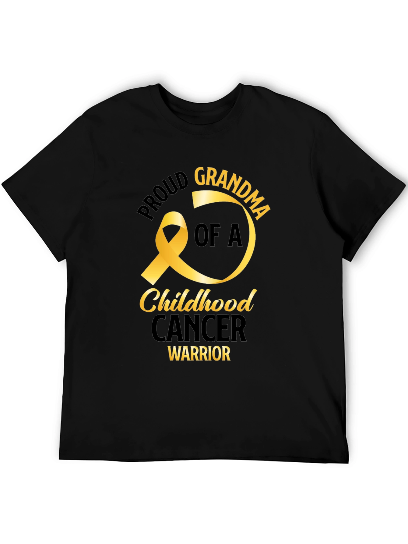 Proud Grandma Childhood Cancer Warrior T-Shirt