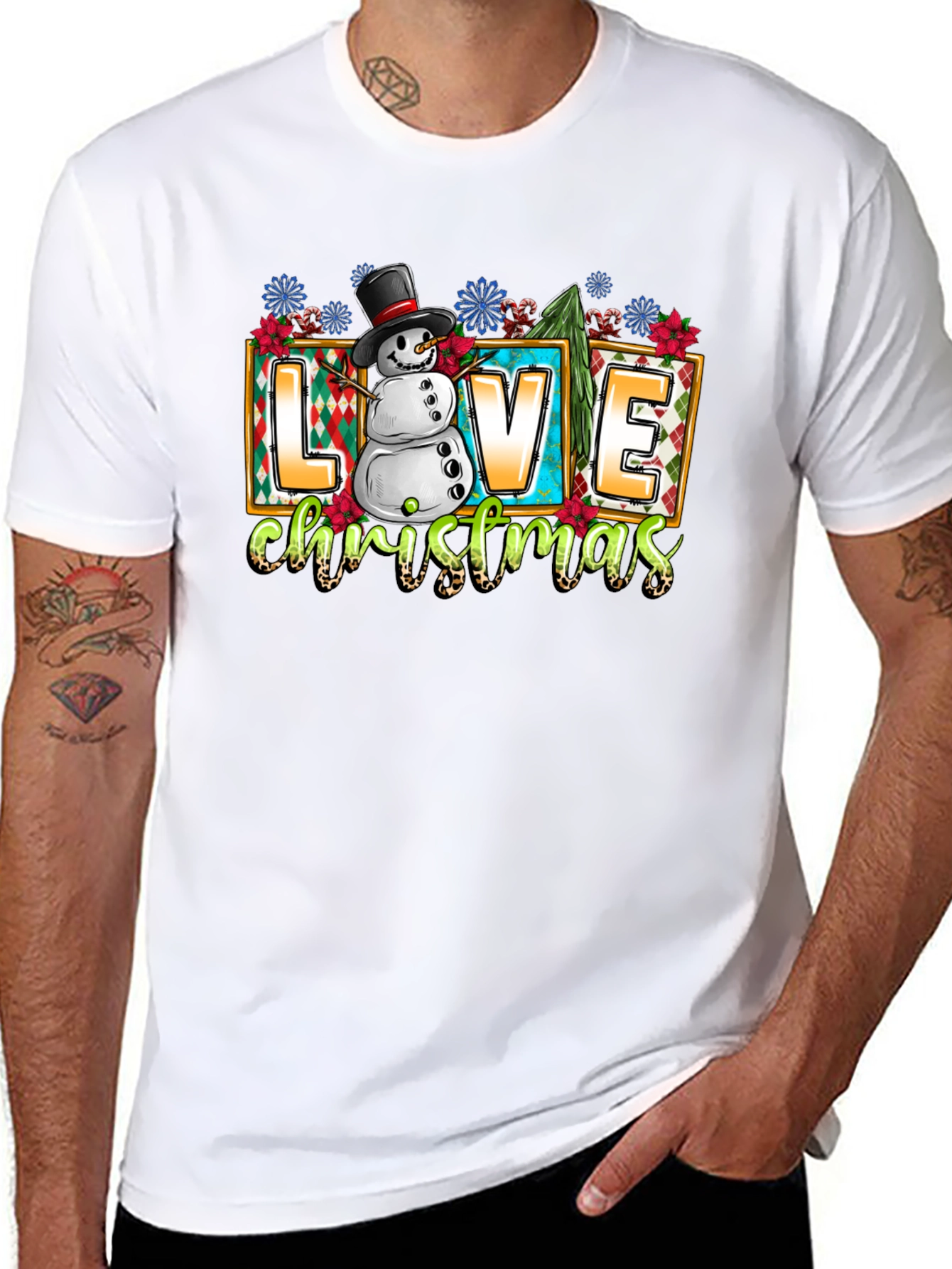 Love Christmas T-Shirt - Holiday Graphic Tee