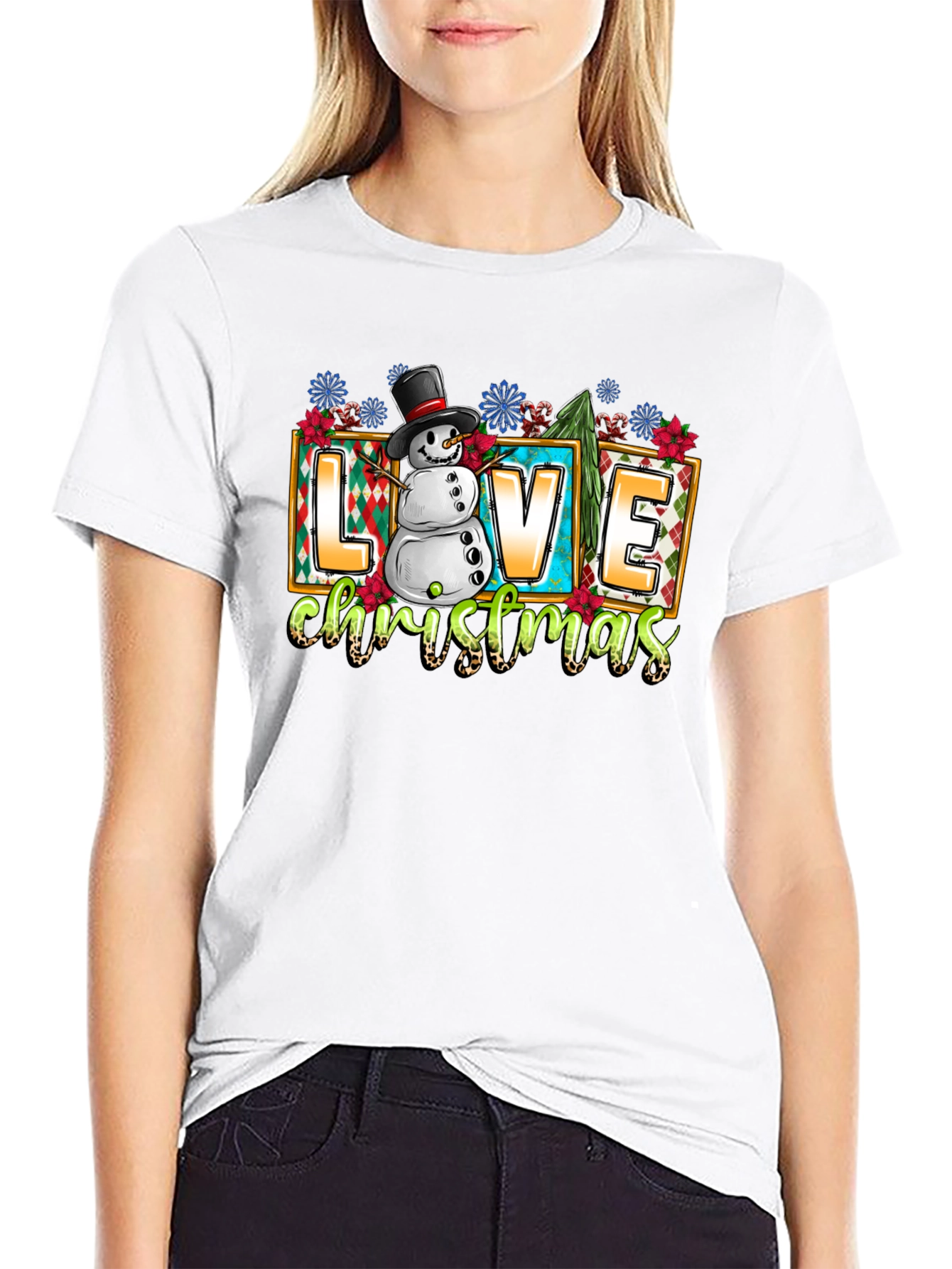 Love Christmas T-Shirt - Holiday Graphic Tee