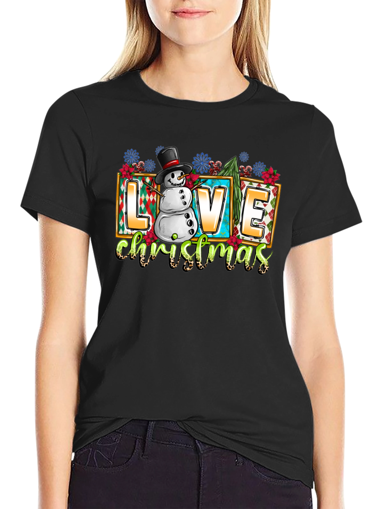 Love Christmas T-Shirt - Holiday Graphic Tee