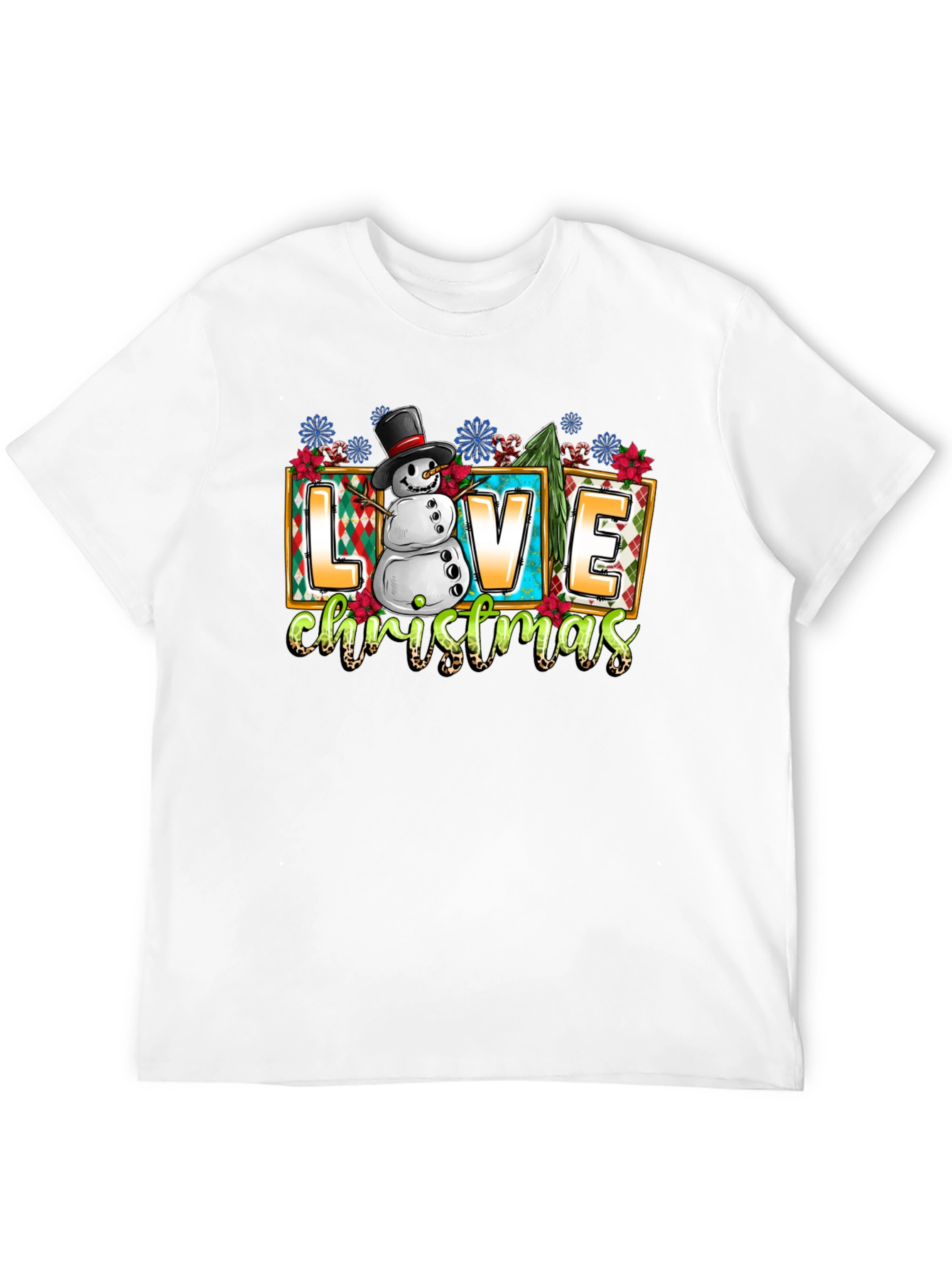 Love Christmas T-Shirt - Holiday Graphic Tee