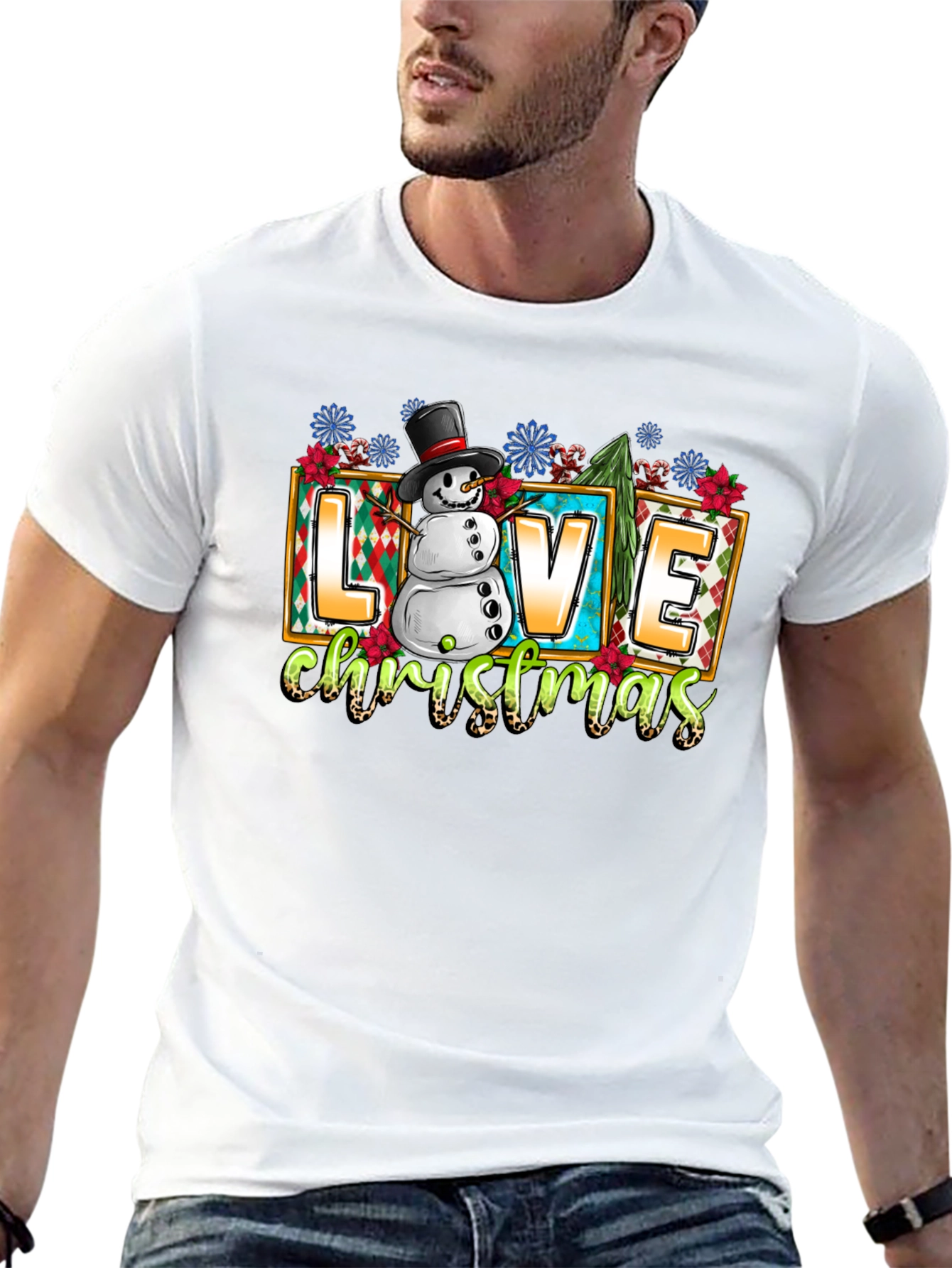 Love Christmas T-Shirt - Holiday Graphic Tee