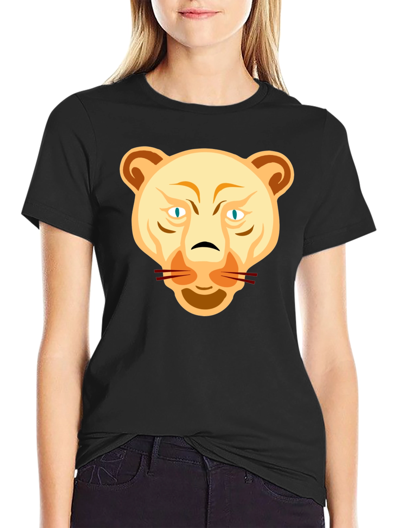 Lioness Graphic Tee - Classic Black