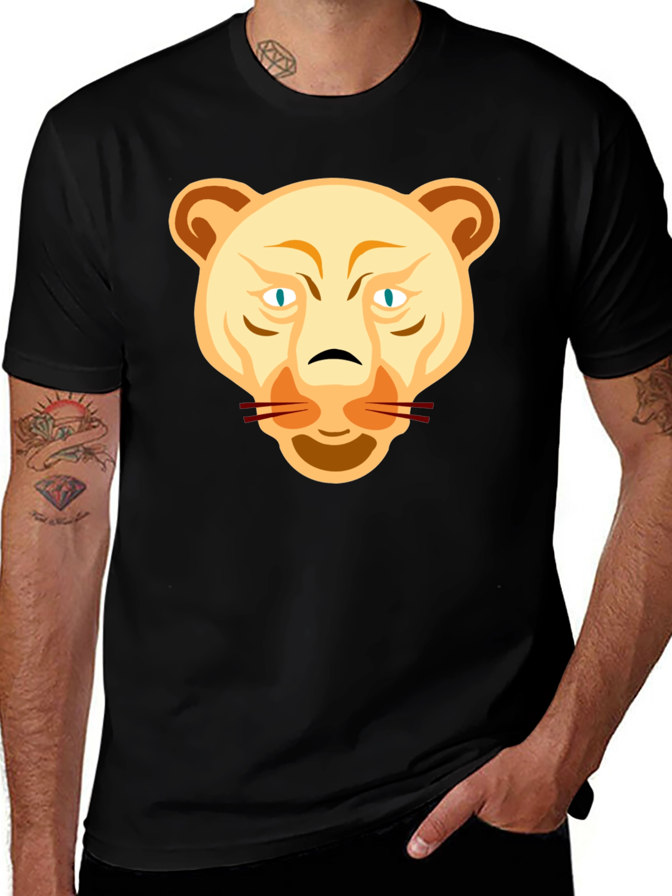 Lioness Graphic Tee - Classic Black
