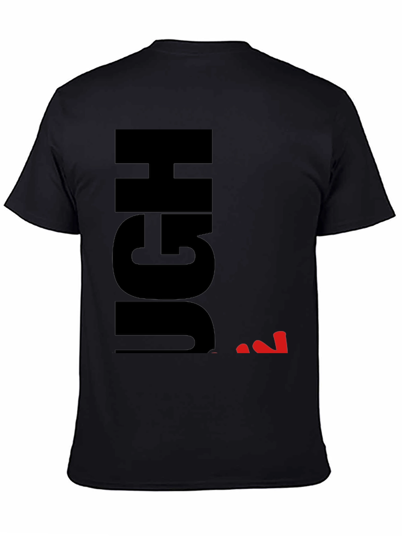 Ugh Sarcastic Graphic T-Shirt - Black