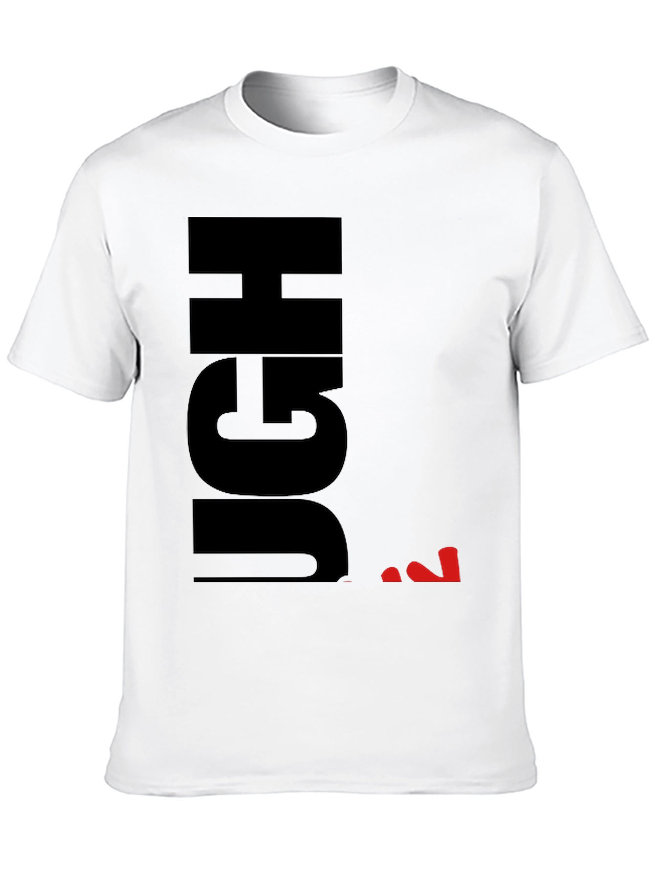 Ugh Sarcastic Graphic T-Shirt - Black