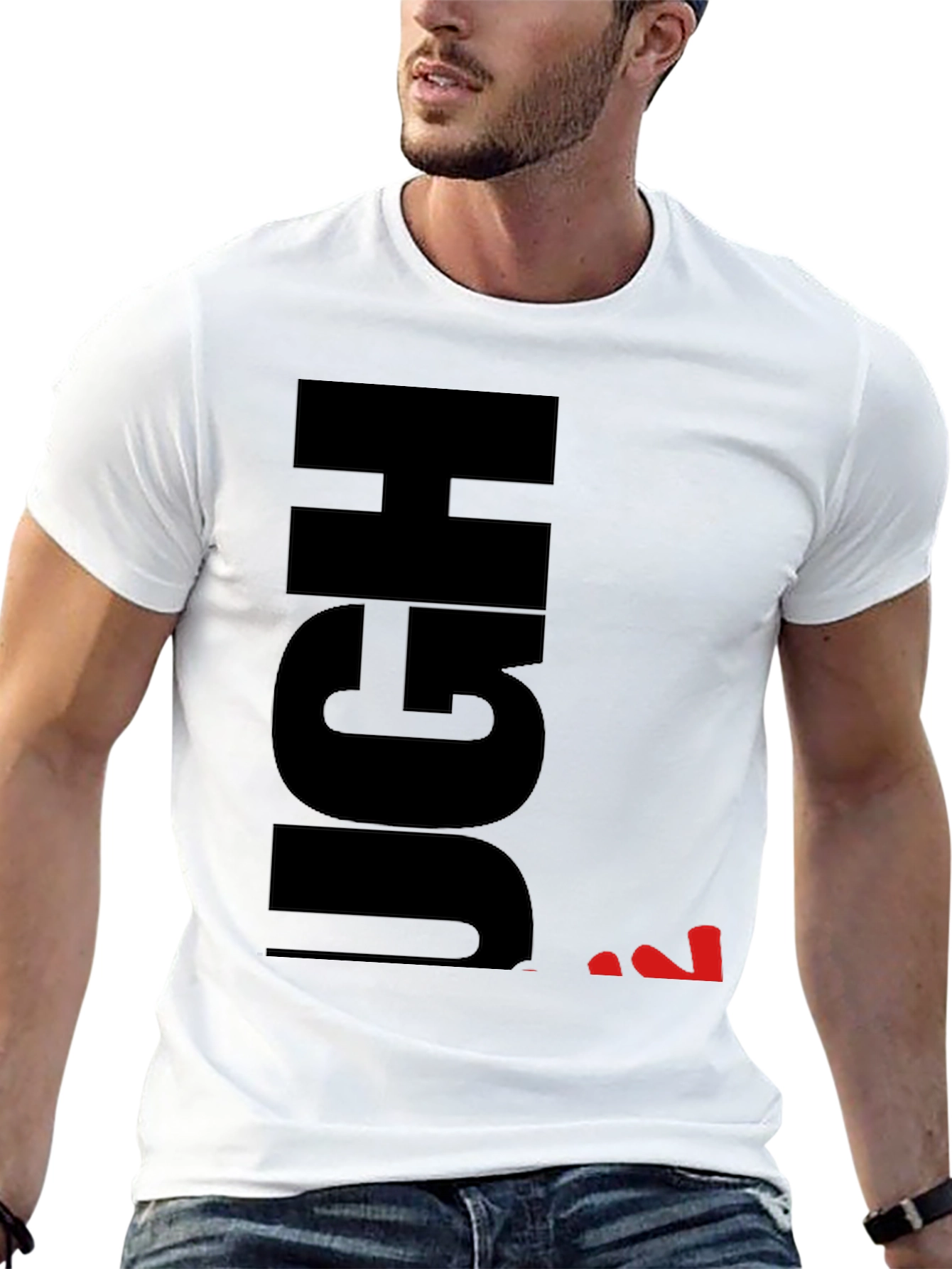 Ugh Sarcastic Graphic T-Shirt - Black