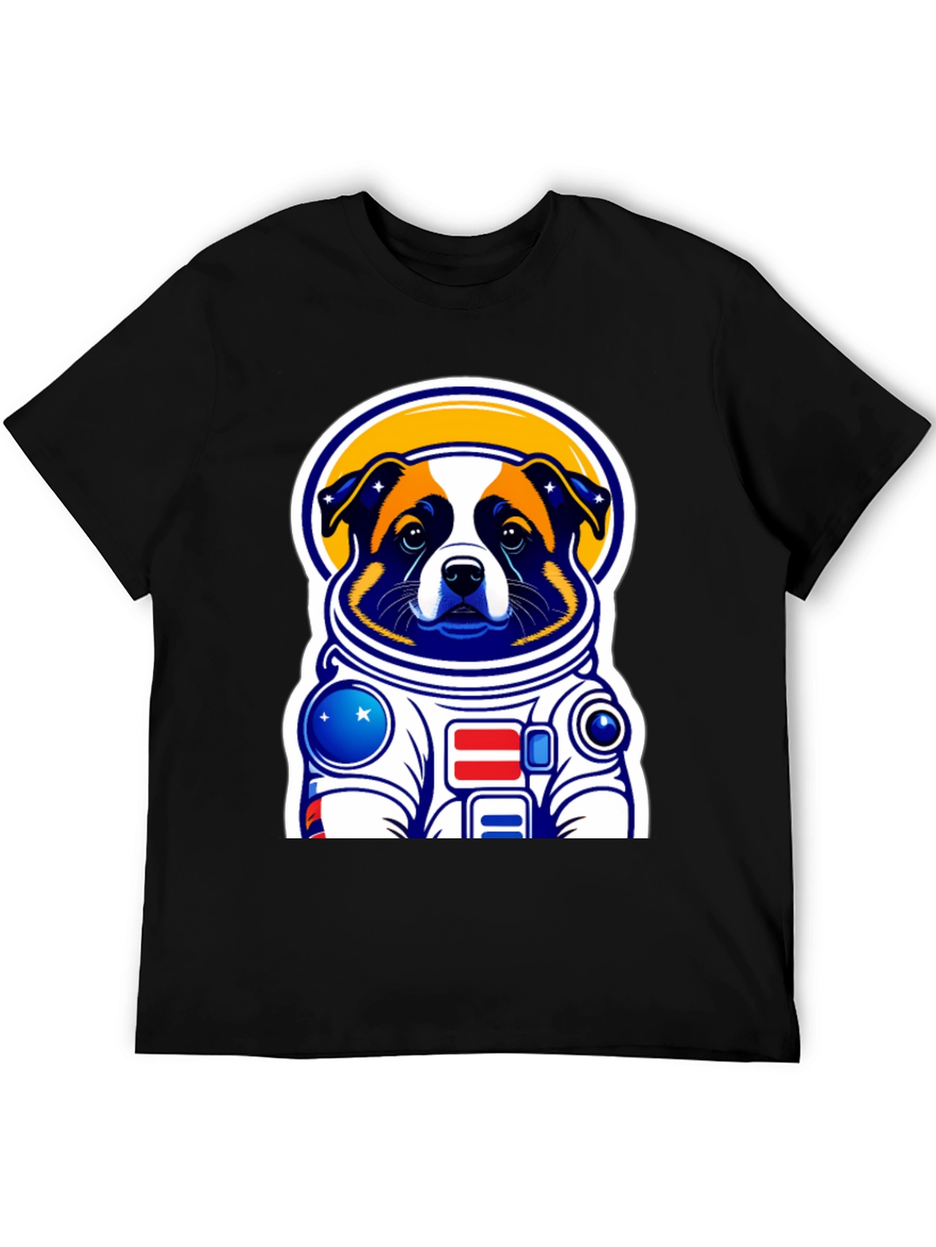 Dog Astronaut Graphic T-Shirt - Space Pup Tee