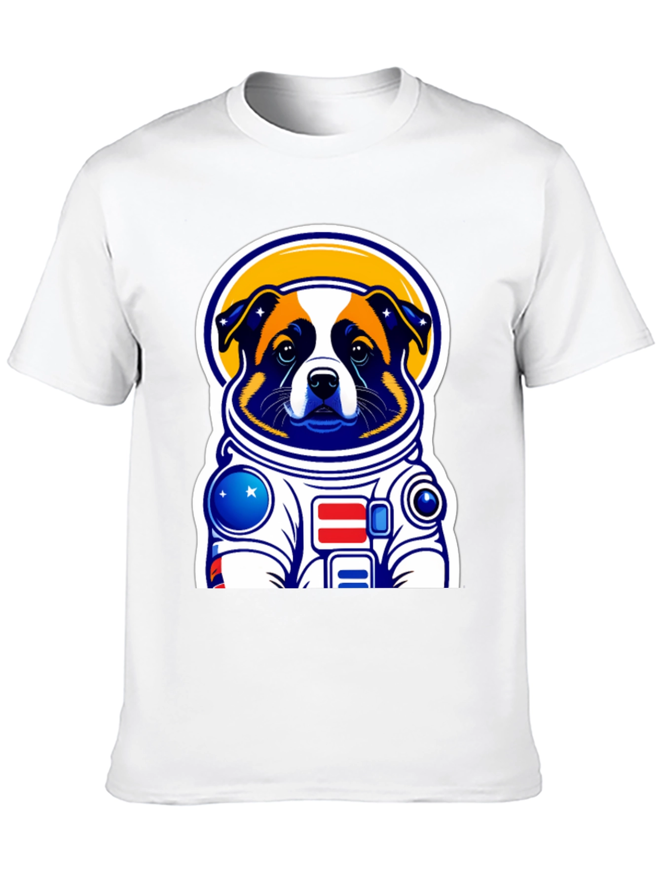 Dog Astronaut Graphic T-Shirt - Space Pup Tee